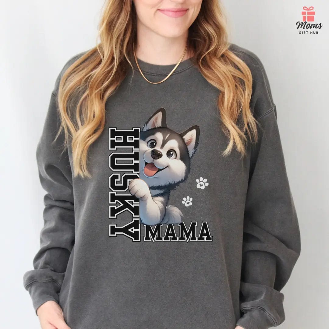 Siberian Husky Mama - Premium Sweatshirt Sweatshirt