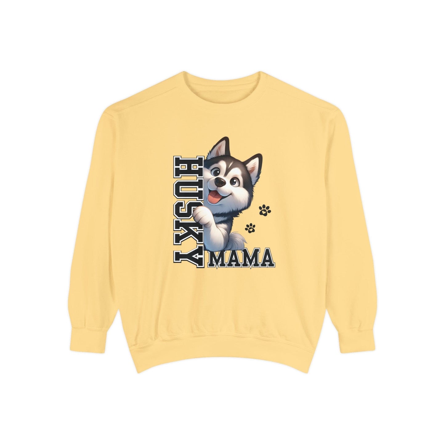 Siberian Husky Mama - Premium Sweatshirt Sweatshirt Butter / S