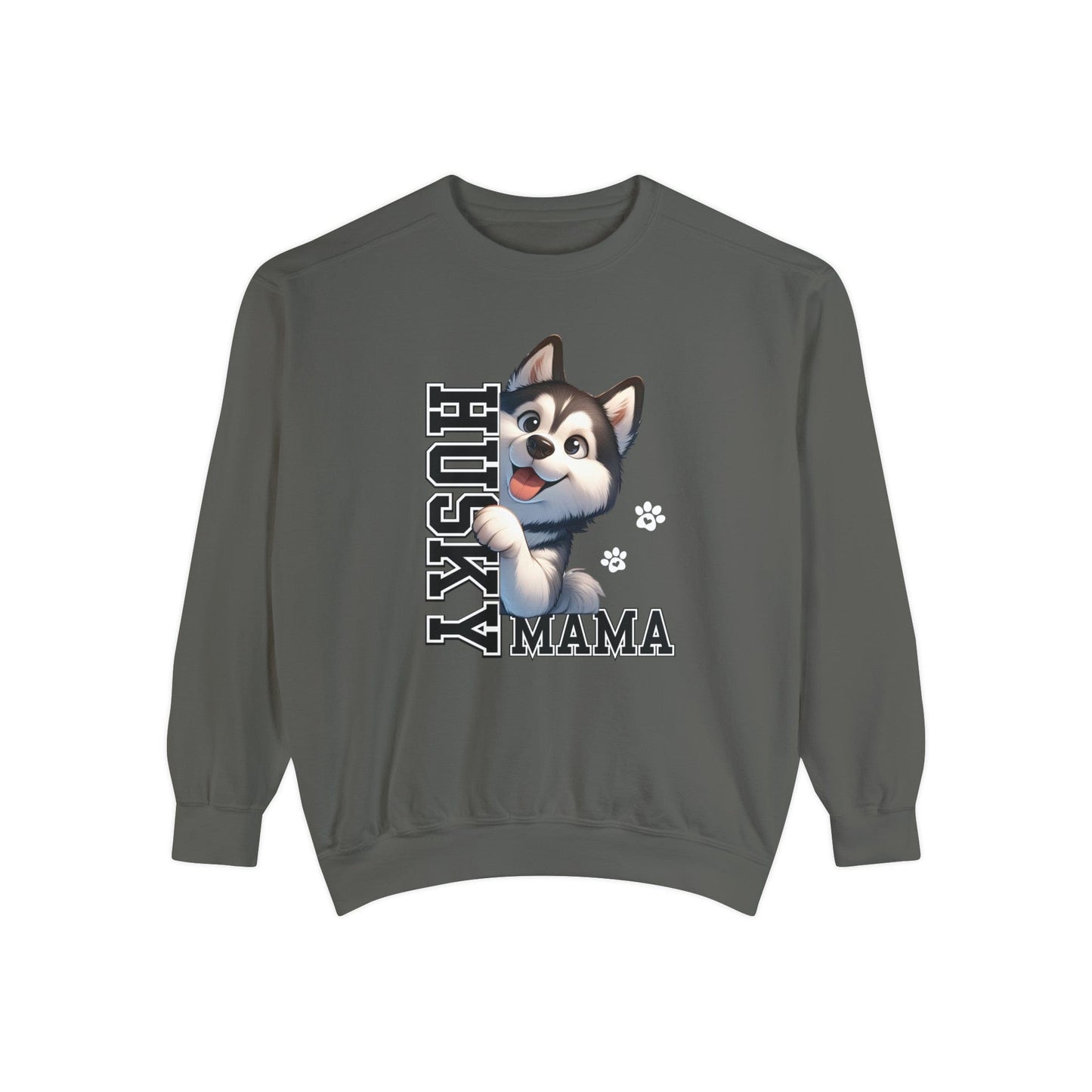 Siberian Husky Mama - Premium Sweatshirt Sweatshirt Pepper / S