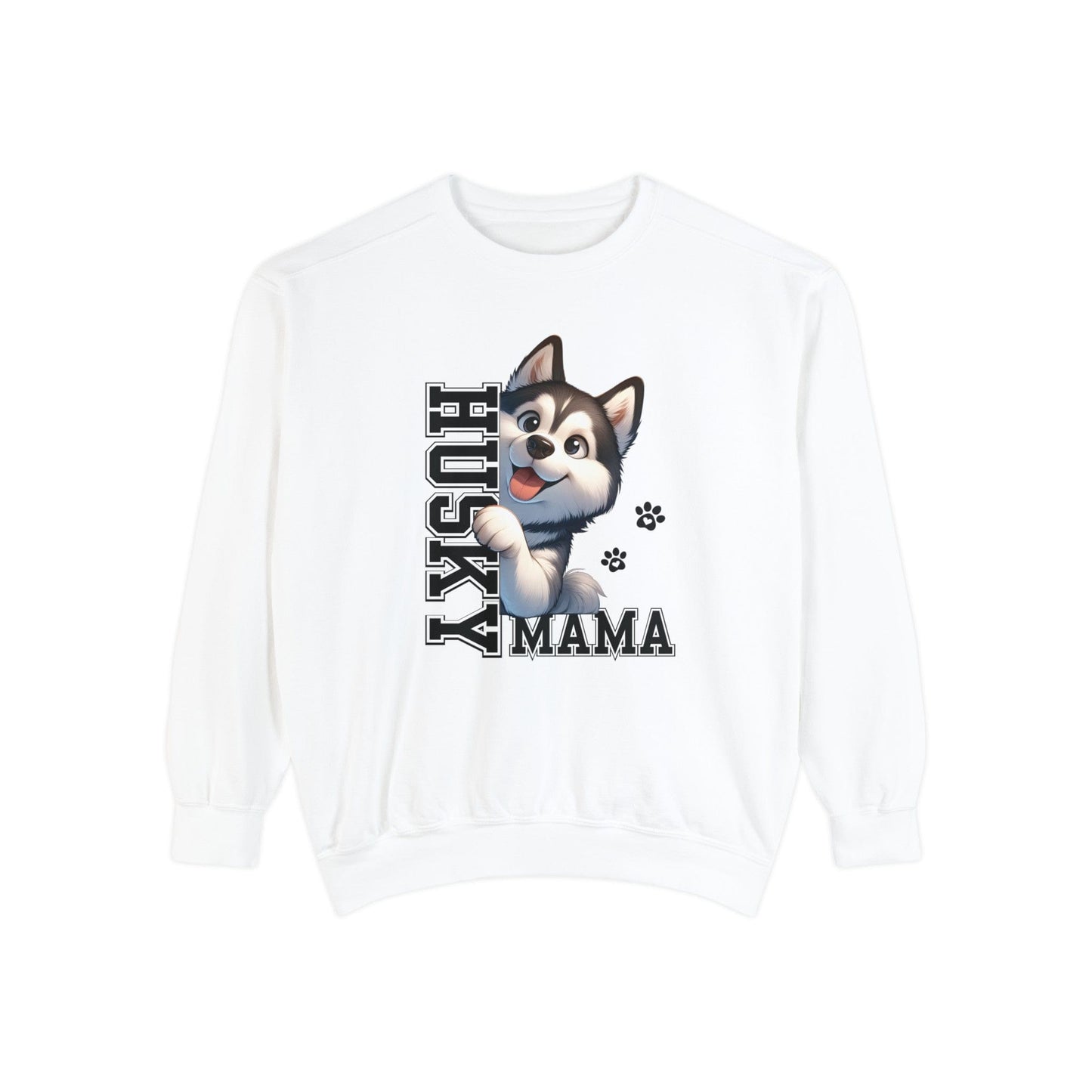 Siberian Husky Mama - Premium Sweatshirt Sweatshirt White / S