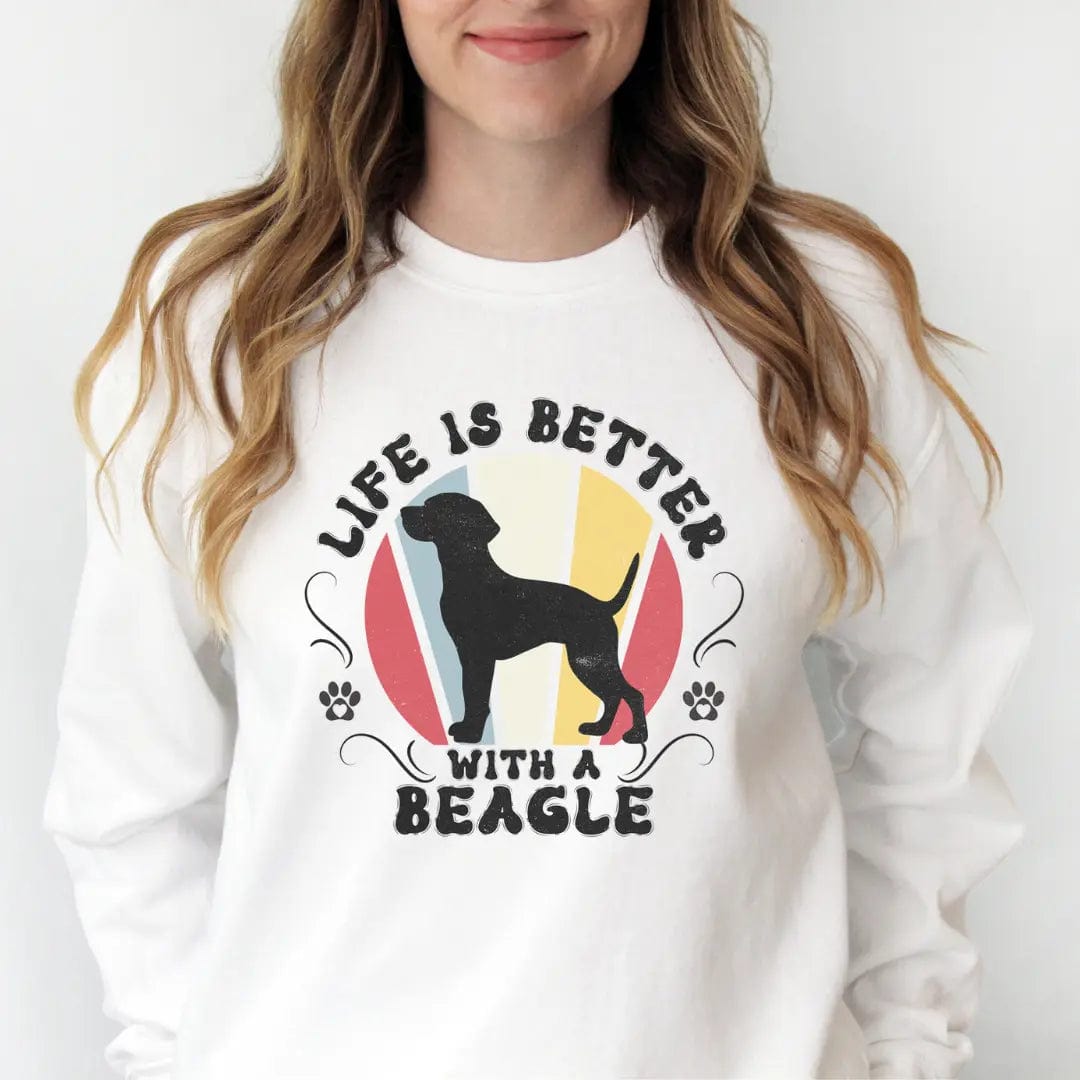 Life is Better With a Beagle - Premium Sweatshirt Sweatshirt