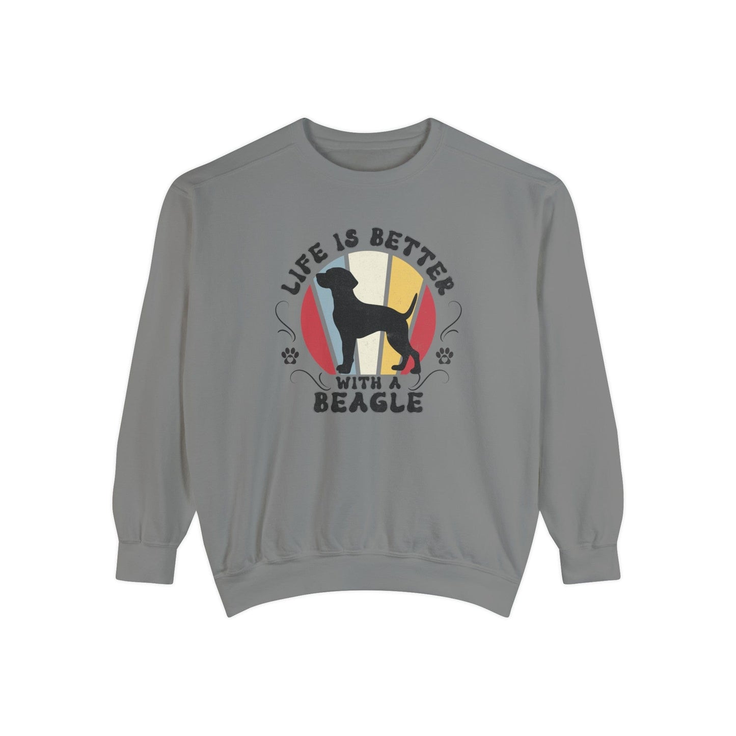 Life is Better With a Beagle - Premium Sweatshirt Sweatshirt Grey / S