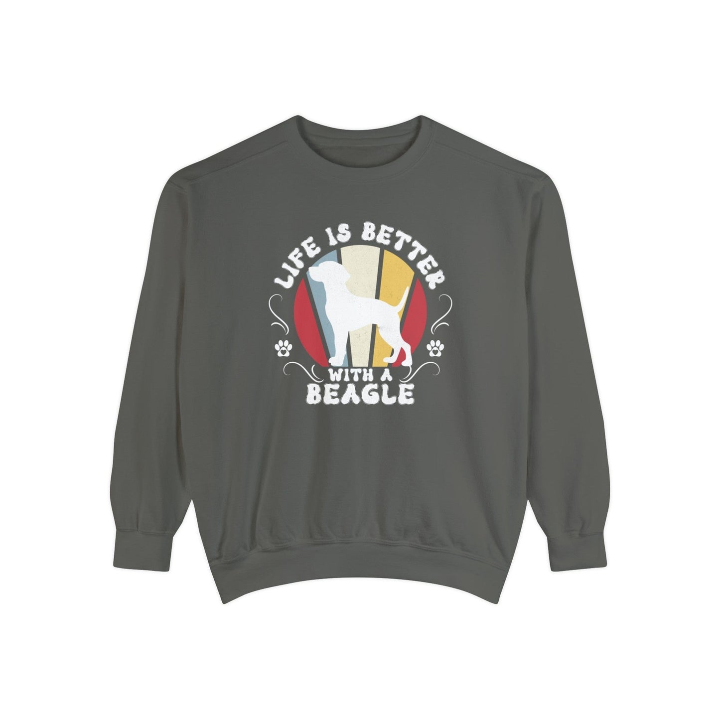 Life is Better With a Beagle - Premium Sweatshirt Sweatshirt Pepper / S