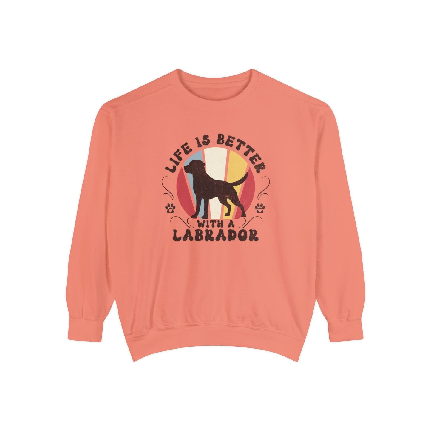 Life is Better With a Labrador - Premium Sweatshirt Sweatshirt Terracotta / S