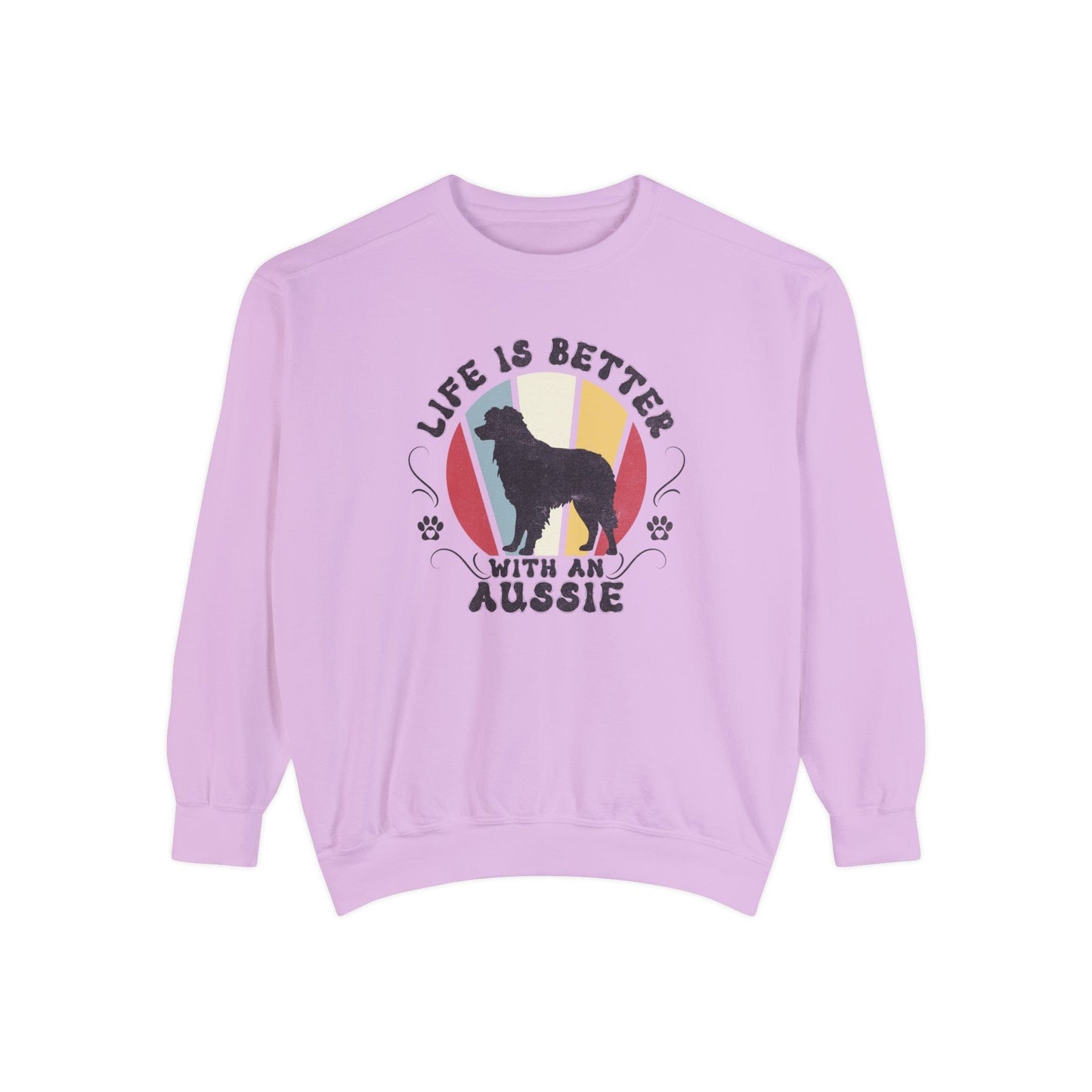 Life is Better With an Aussie - Premium Sweatshirt Sweatshirt Orchid / S