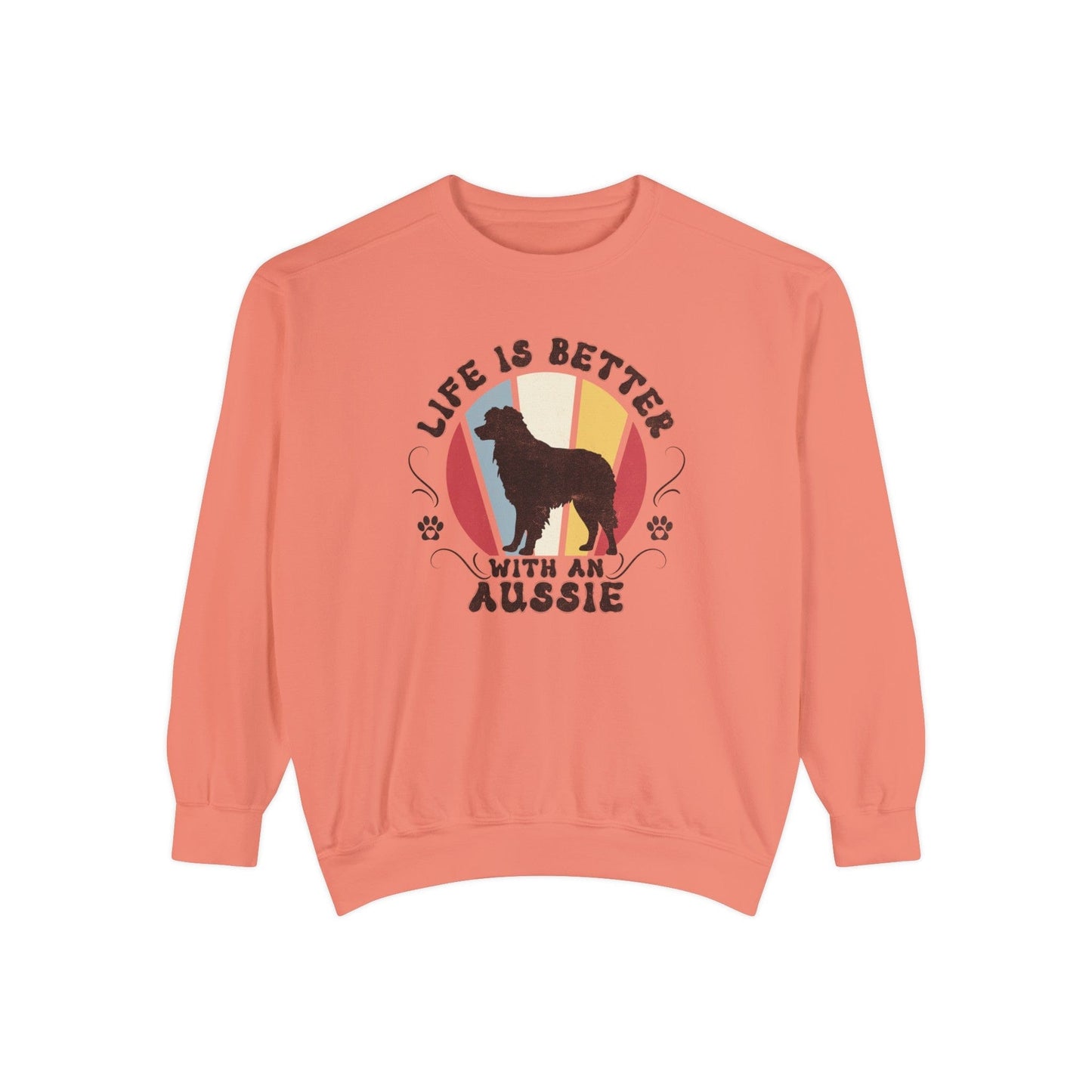 Life is Better With an Aussie - Premium Sweatshirt Sweatshirt Terracotta / S