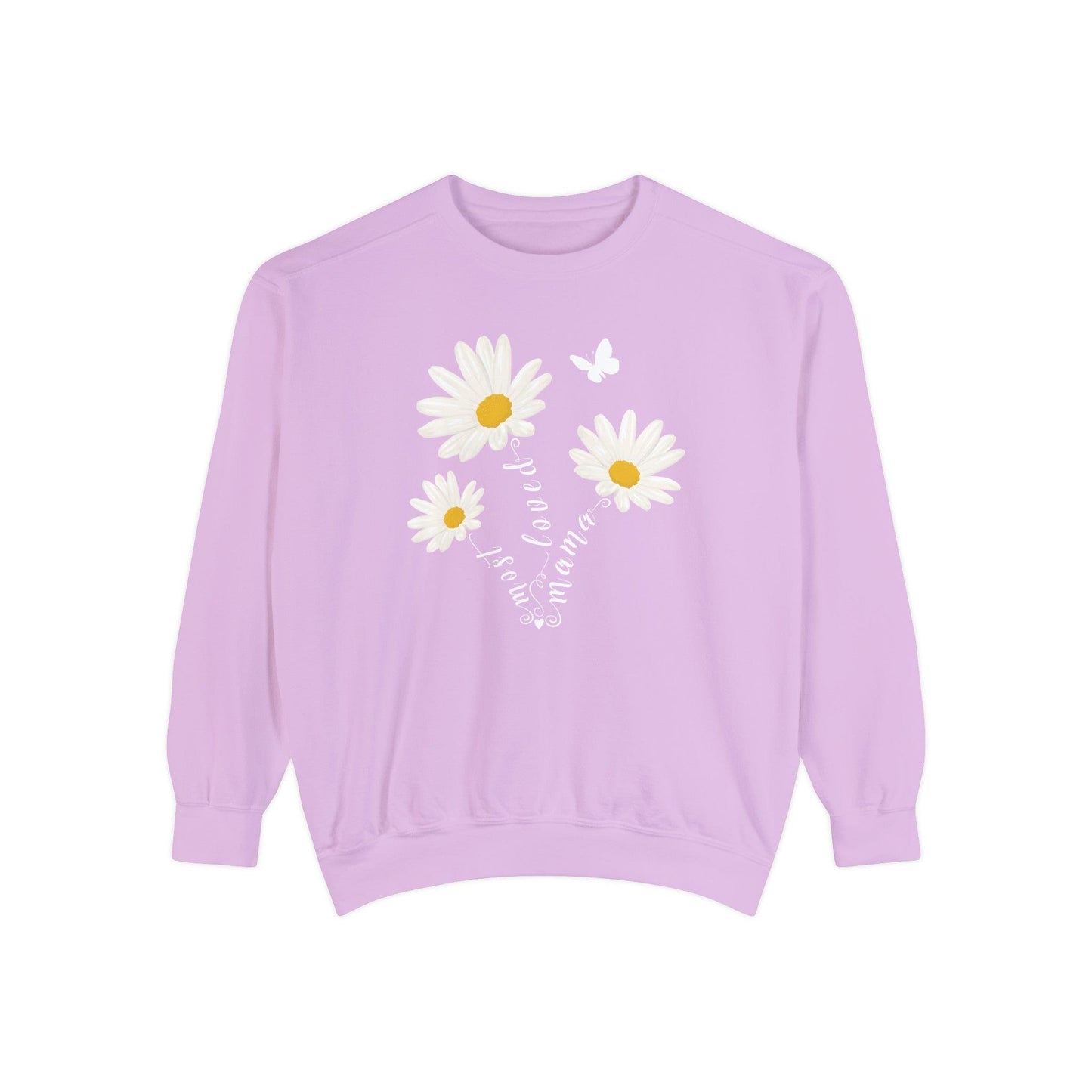 Most Loved Mama Daisy - Premium Sweatshirt Sweatshirt Orchid / S