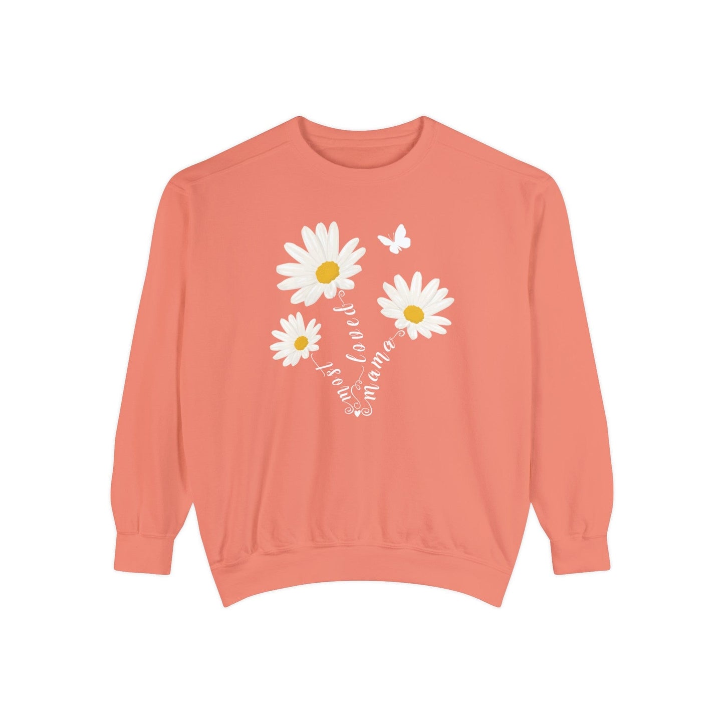 Most Loved Mama Daisy - Premium Sweatshirt Sweatshirt Terracotta / S