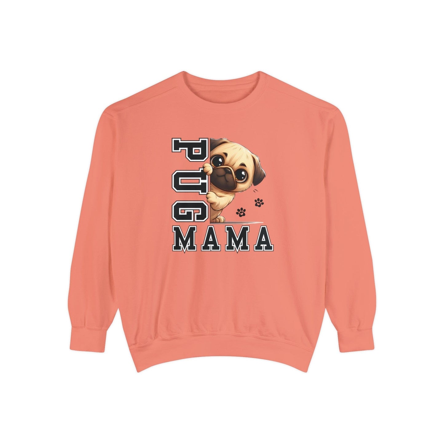 Pug Mama - Premium Sweatshirt Sweatshirt Terracotta / S
