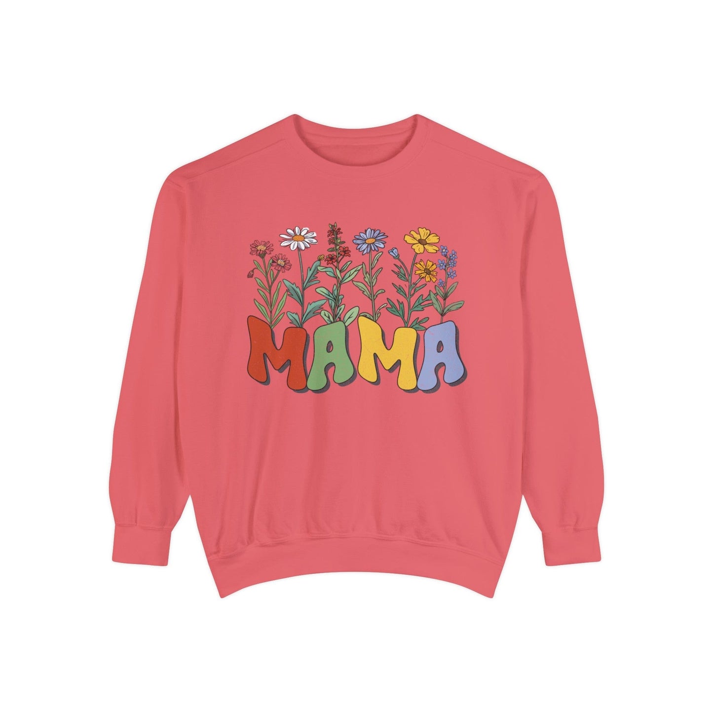 Wildflowers Mama - Premium Sweatshirt Sweatshirt Watermelon / S