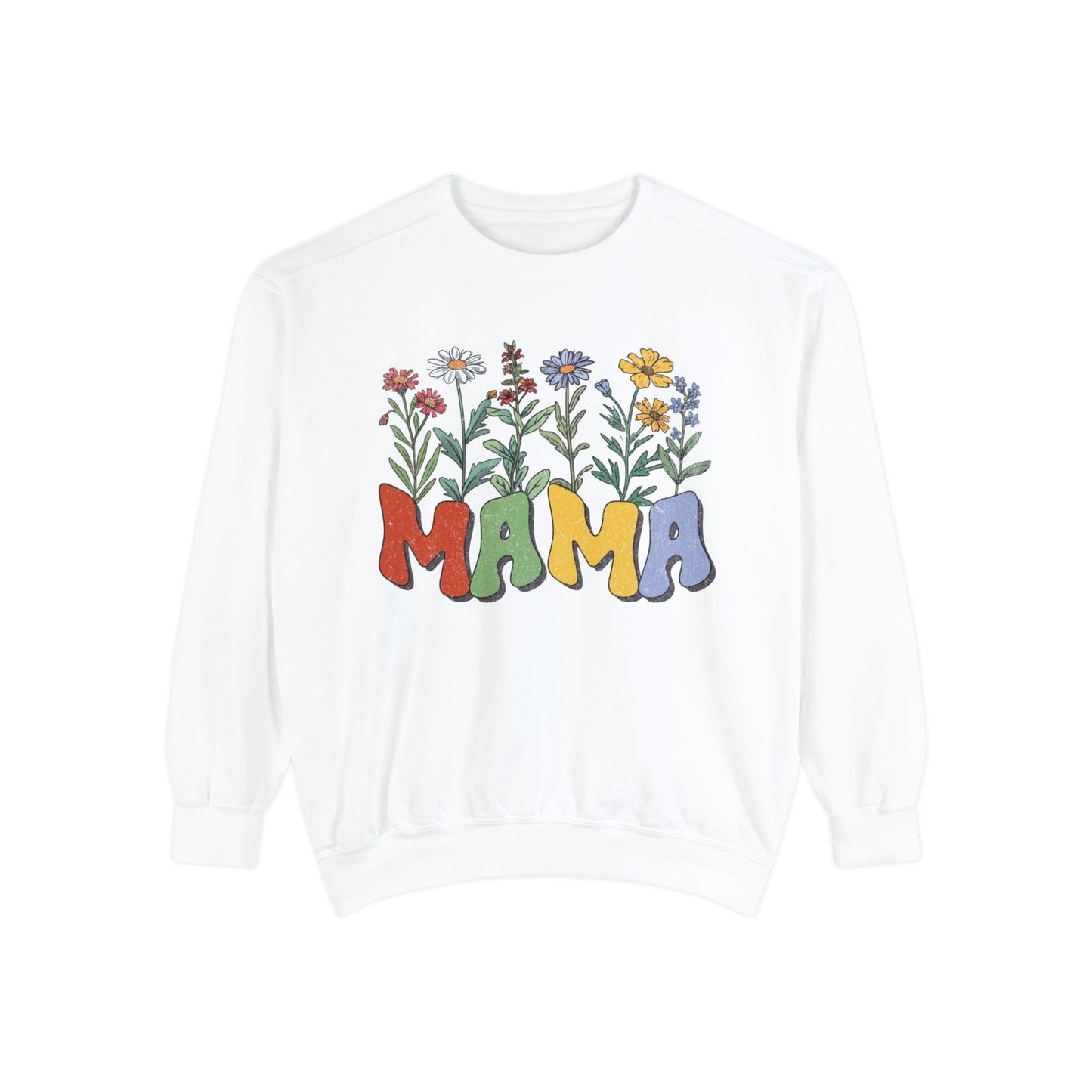 Wildflowers Mama - Premium Sweatshirt Sweatshirt White / S