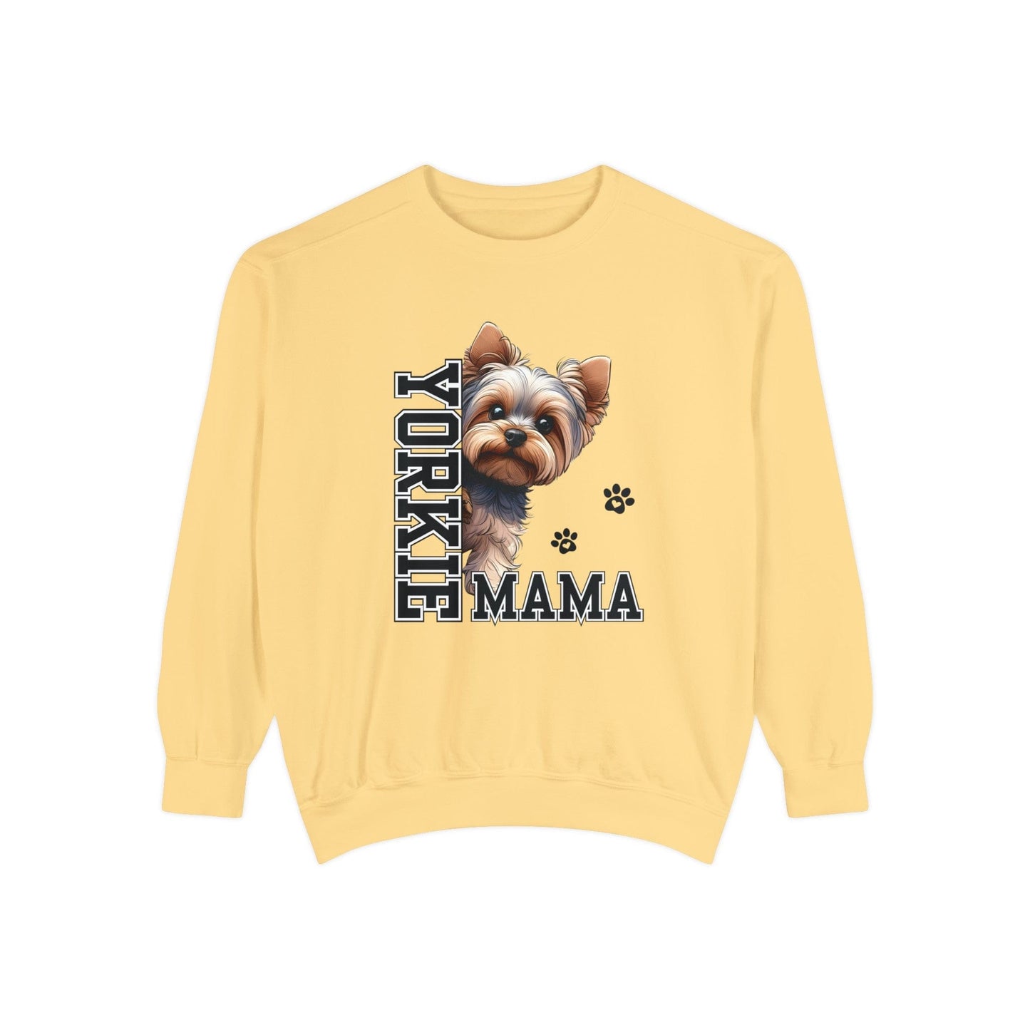 Yorkie Mama - Premium Sweatshirt Sweatshirt Butter / S