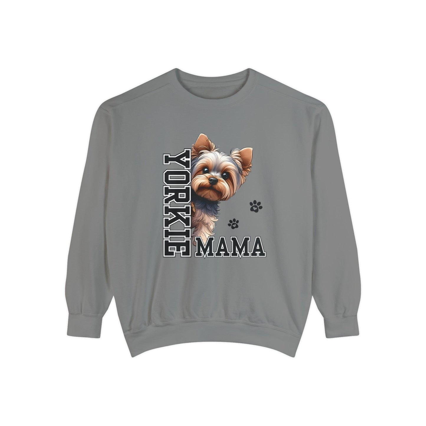 Yorkie Mama - Premium Sweatshirt Sweatshirt Grey / S