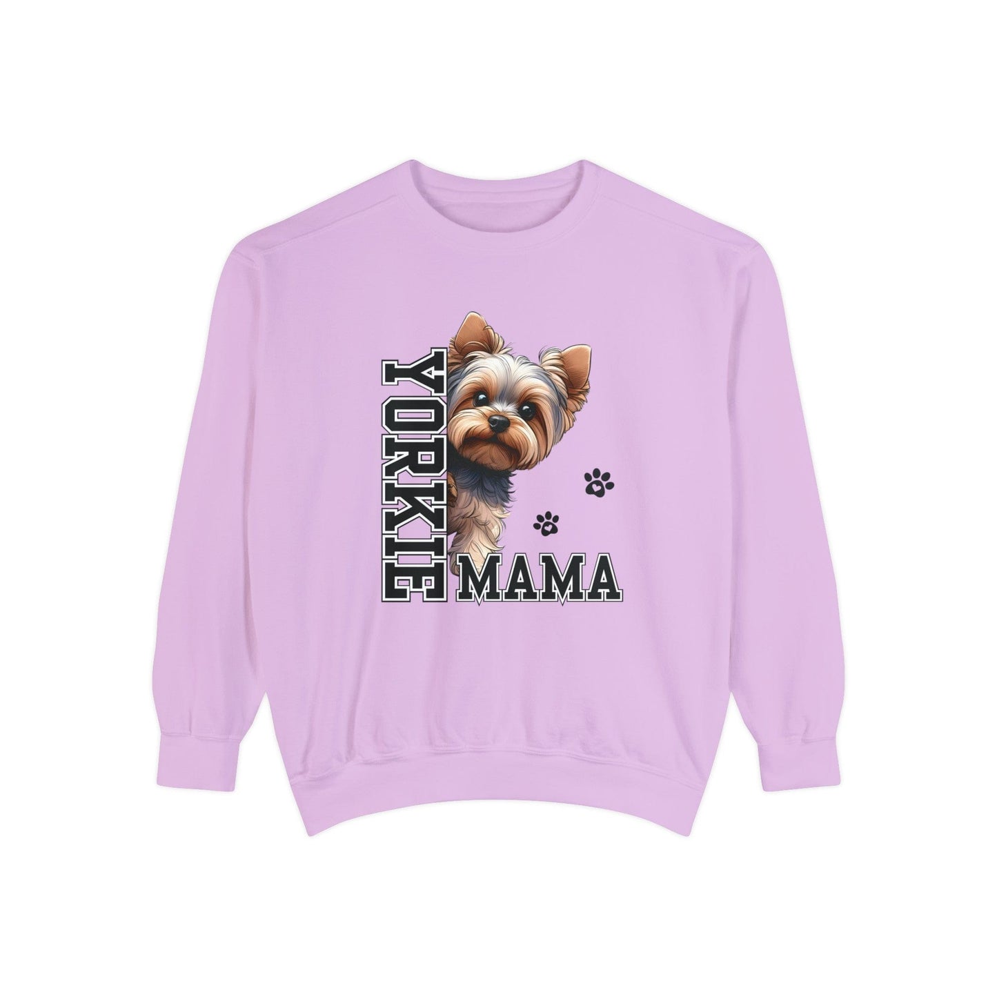 Yorkie Mama - Premium Sweatshirt Sweatshirt Orchid / S