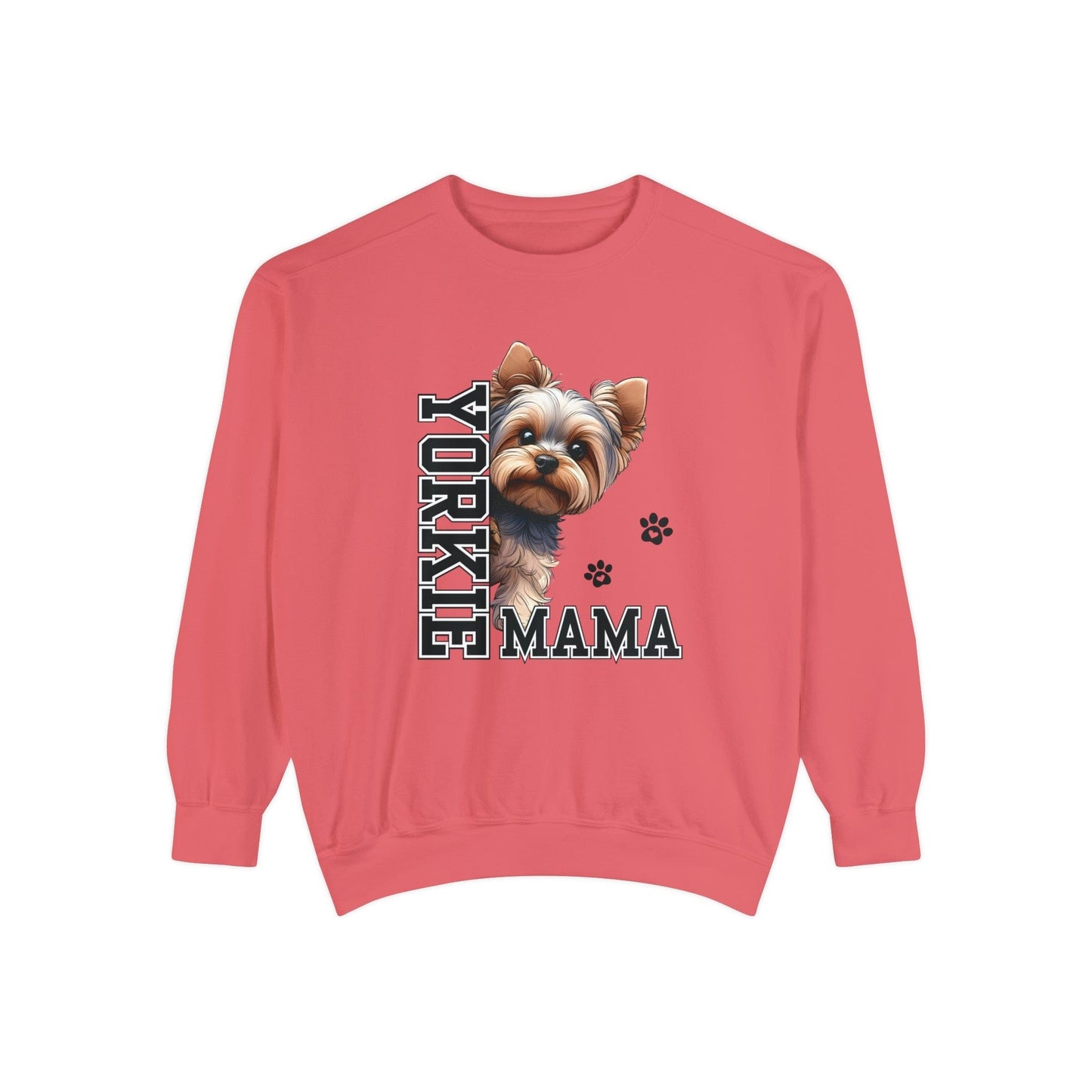 Yorkie Mama - Premium Sweatshirt Sweatshirt Watermelon / S