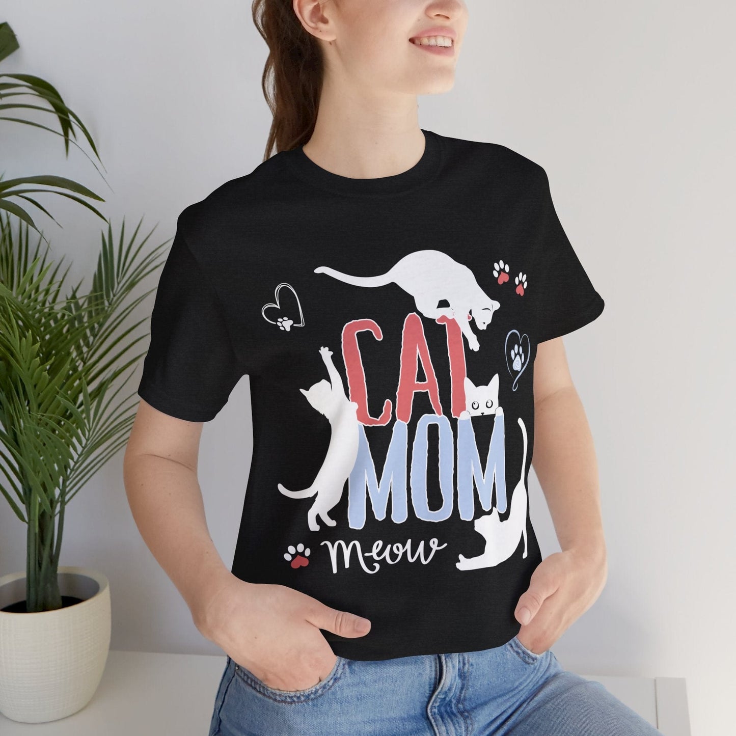 Silly Cats Mom Funny Tee T-Shirt