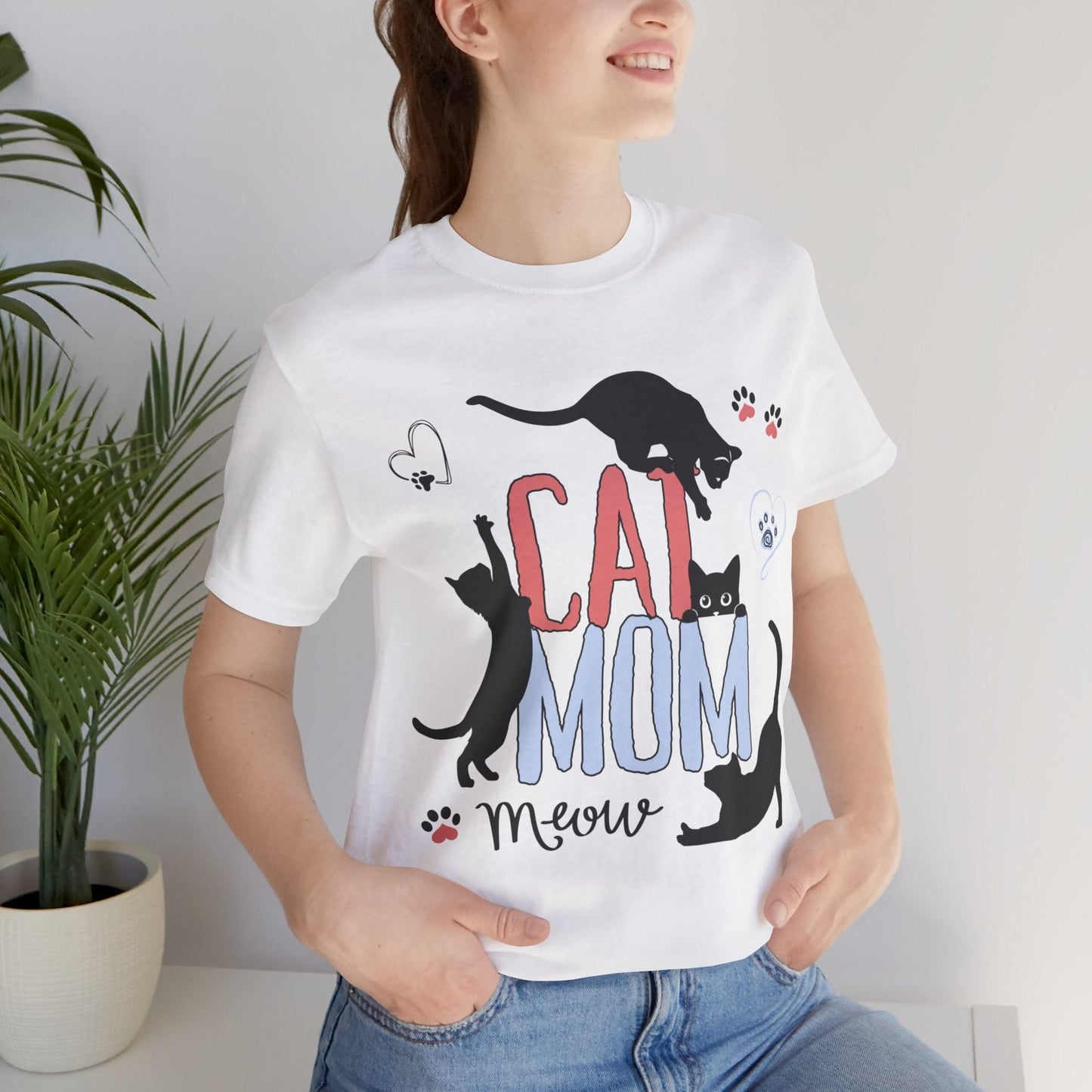 Silly Cats Mom Funny Tee T-Shirt