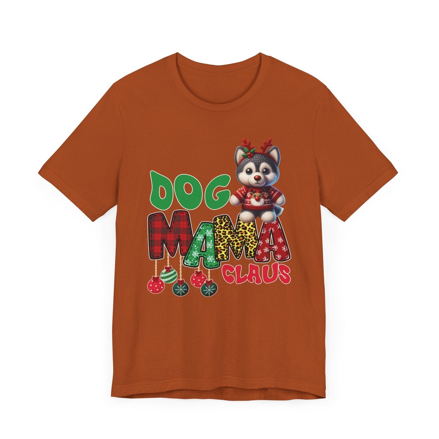 Husky Mama Claus T-Shirt T-Shirt Autumn / S