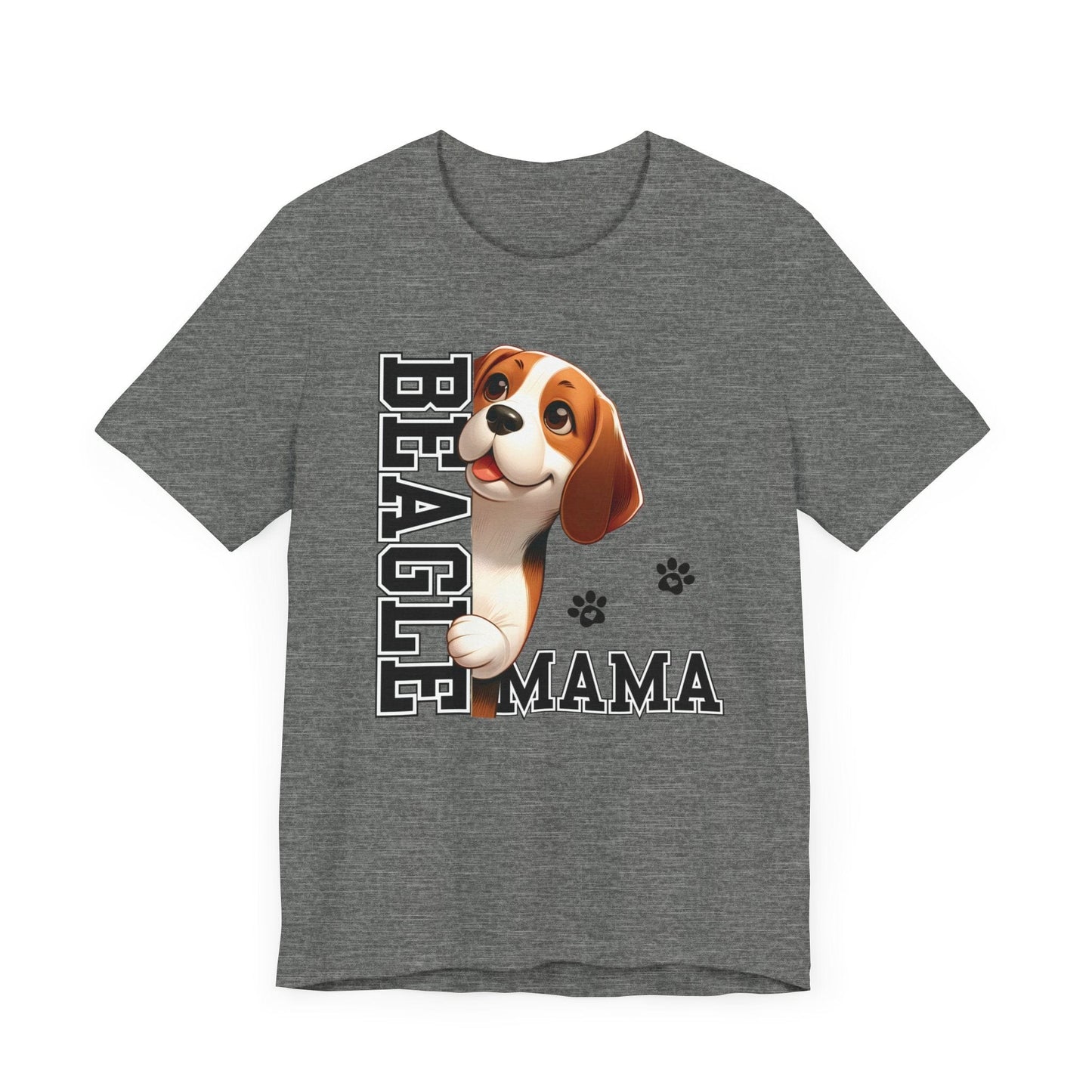 Beagle Mama Jersey Tee T-Shirt Deep Heather / S