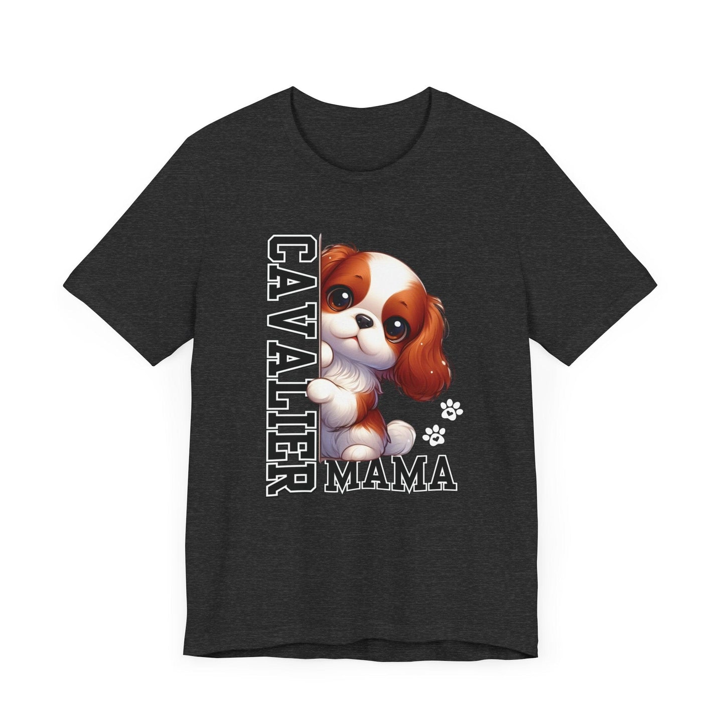Cavalier Mama Jersey Tee T-Shirt Dark Grey Heather / S