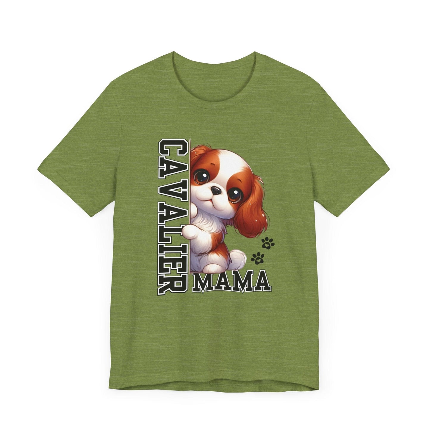 Cavalier Mama Jersey Tee T-Shirt Heather Green / S