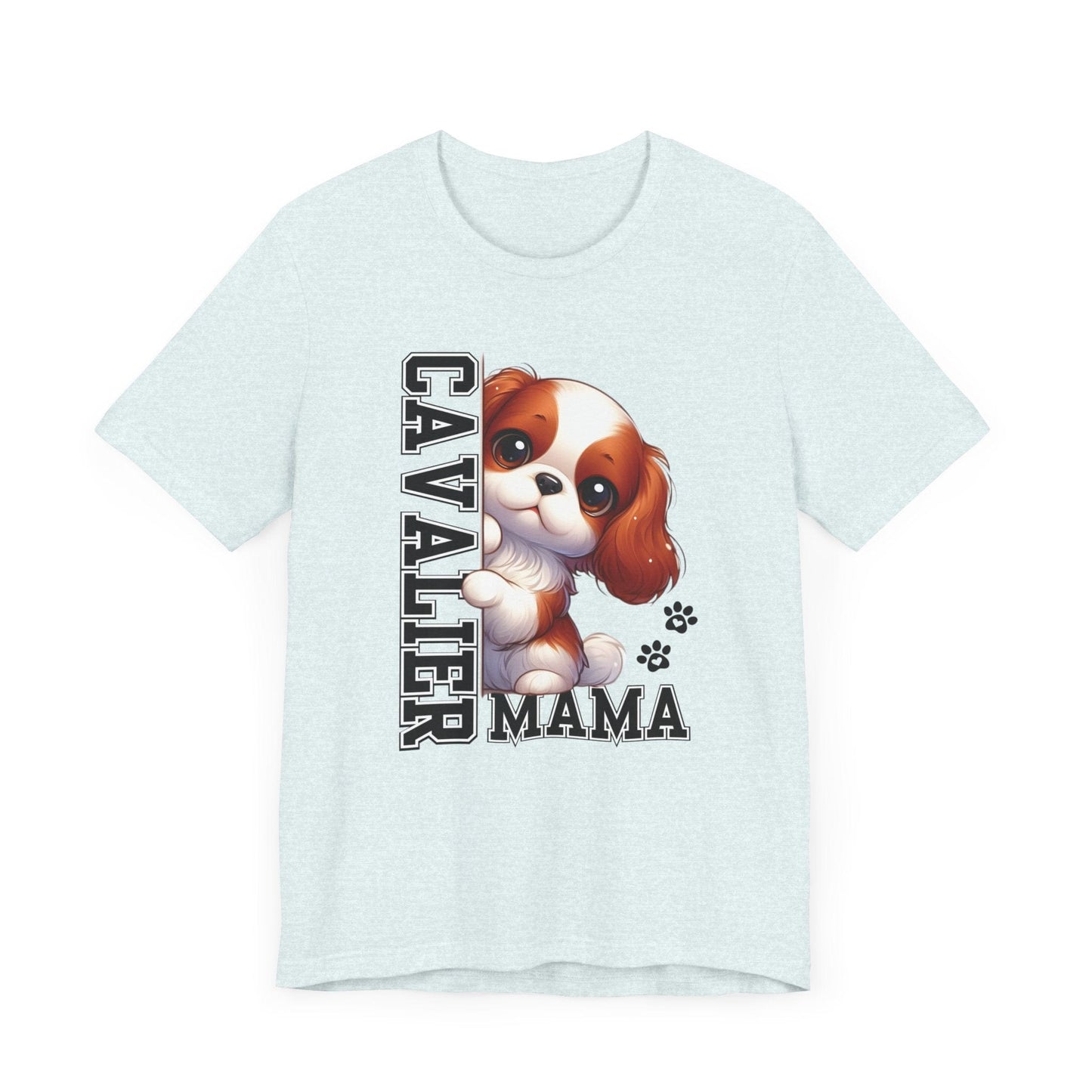 Cavalier Mama Jersey Tee T-Shirt Heather Ice Blue / S