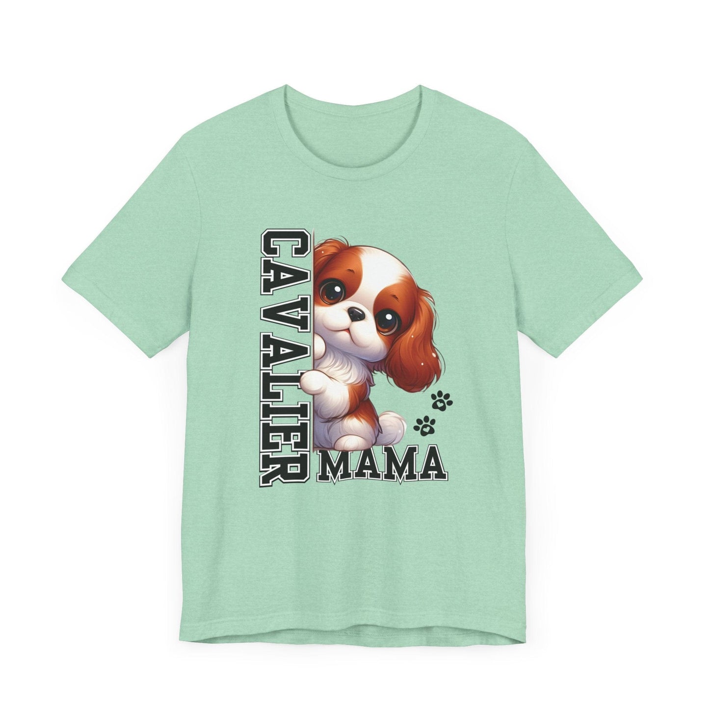 Cavalier Mama Jersey Tee T-Shirt Heather Mint / S