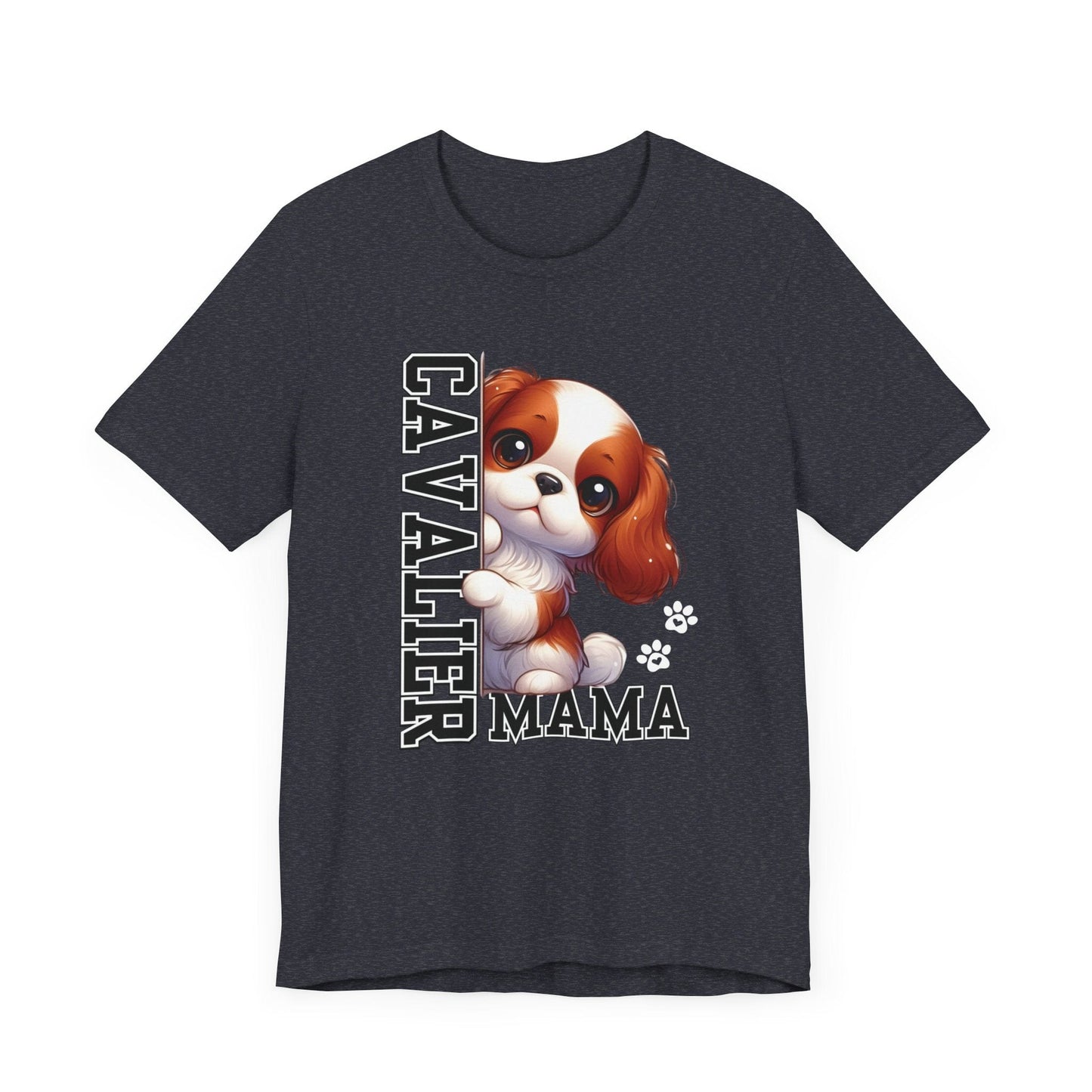 Cavalier Mama Jersey Tee T-Shirt Heather Navy / S