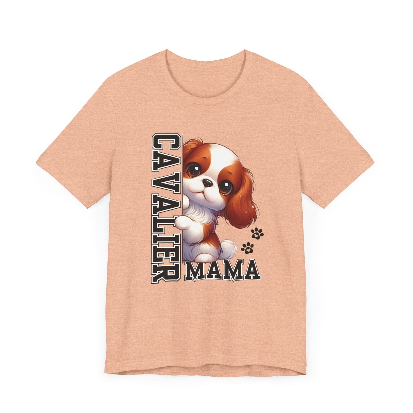 Cavalier Mama Jersey Tee T-Shirt Heather Peach / S