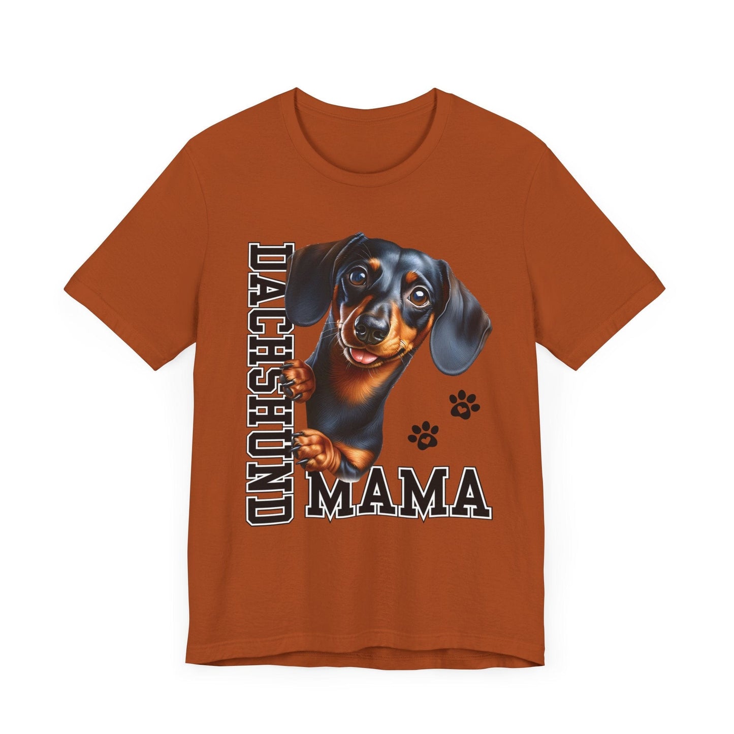Dachshund Mama Jersey Tee T-Shirt Autumn / S
