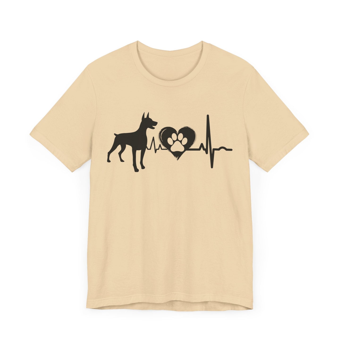 Dobie Love Outline Graphic Tee T-Shirt Soft Cream / S