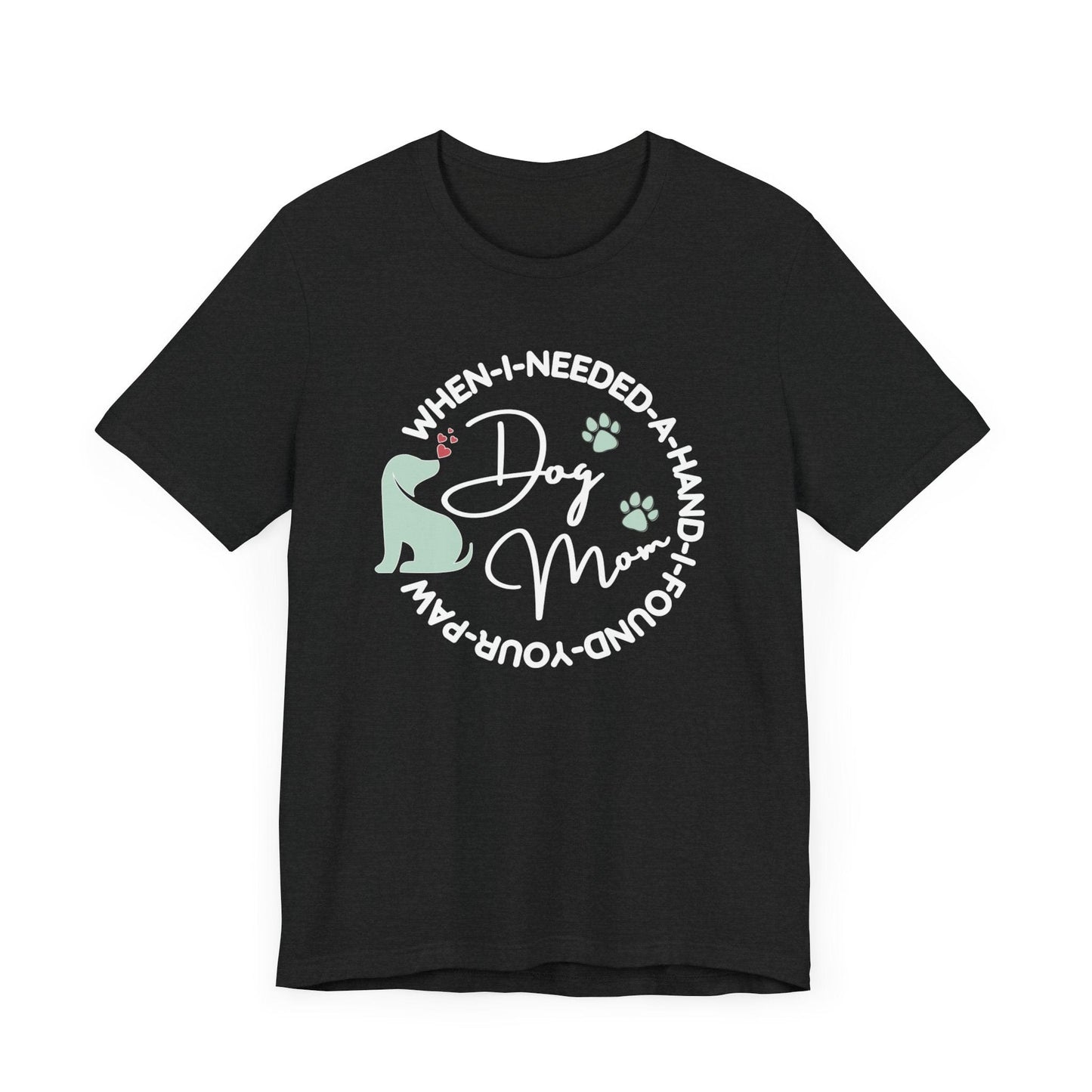 Dog Lover Quote Graphic T-Shirt T-Shirt Solid Black Blend / S