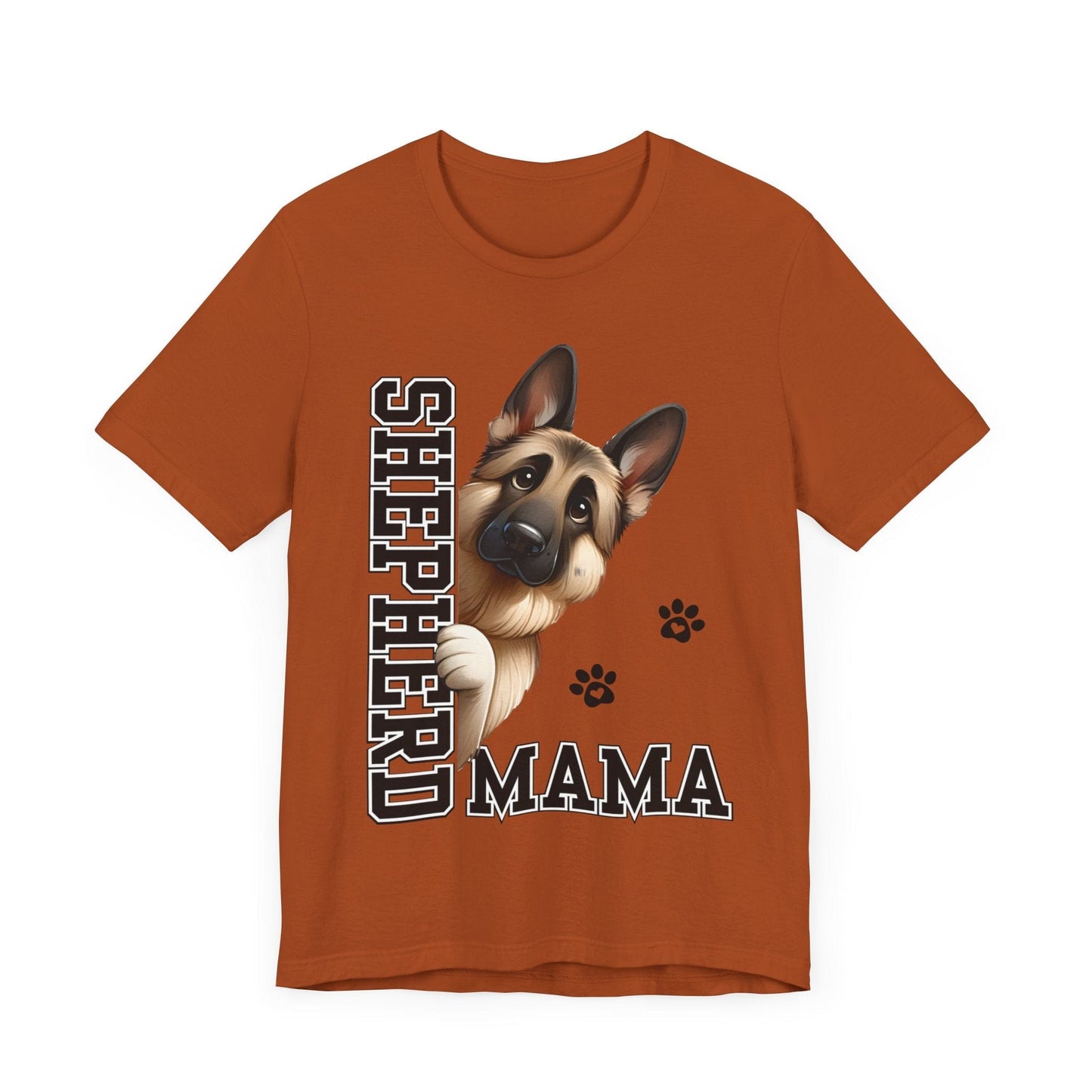 German Shepherd Mama Jersey Tee T-Shirt Autumn / S