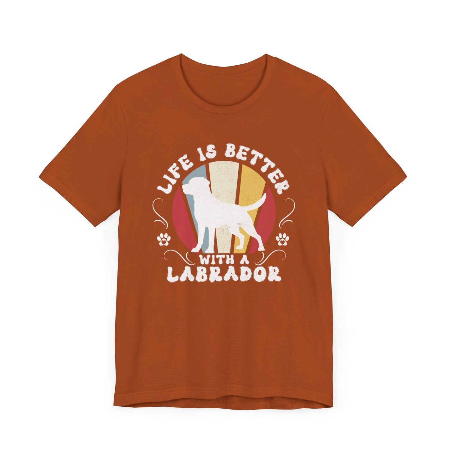Life is Better With a Labrador Jersey Tee T-Shirt Autumn / S