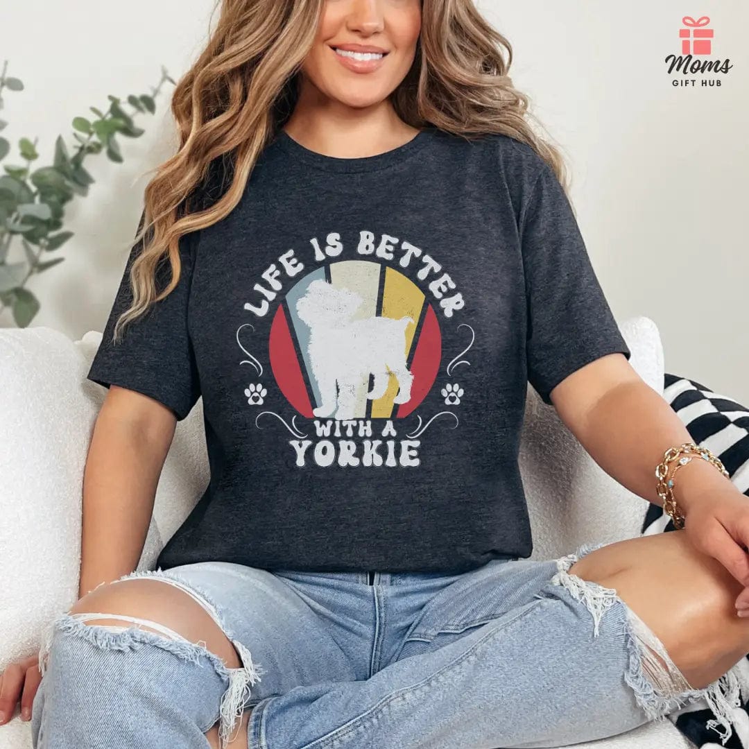 Life is Better With a Yorkshire Terrier Jersey Tee T-Shirt