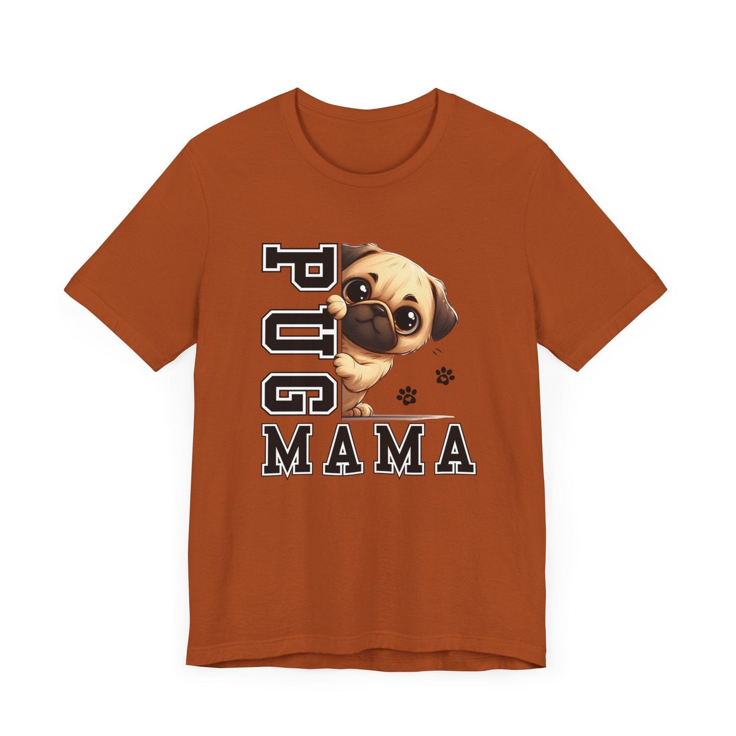 Pug Mama Jersey Tee T-Shirt Autumn / S