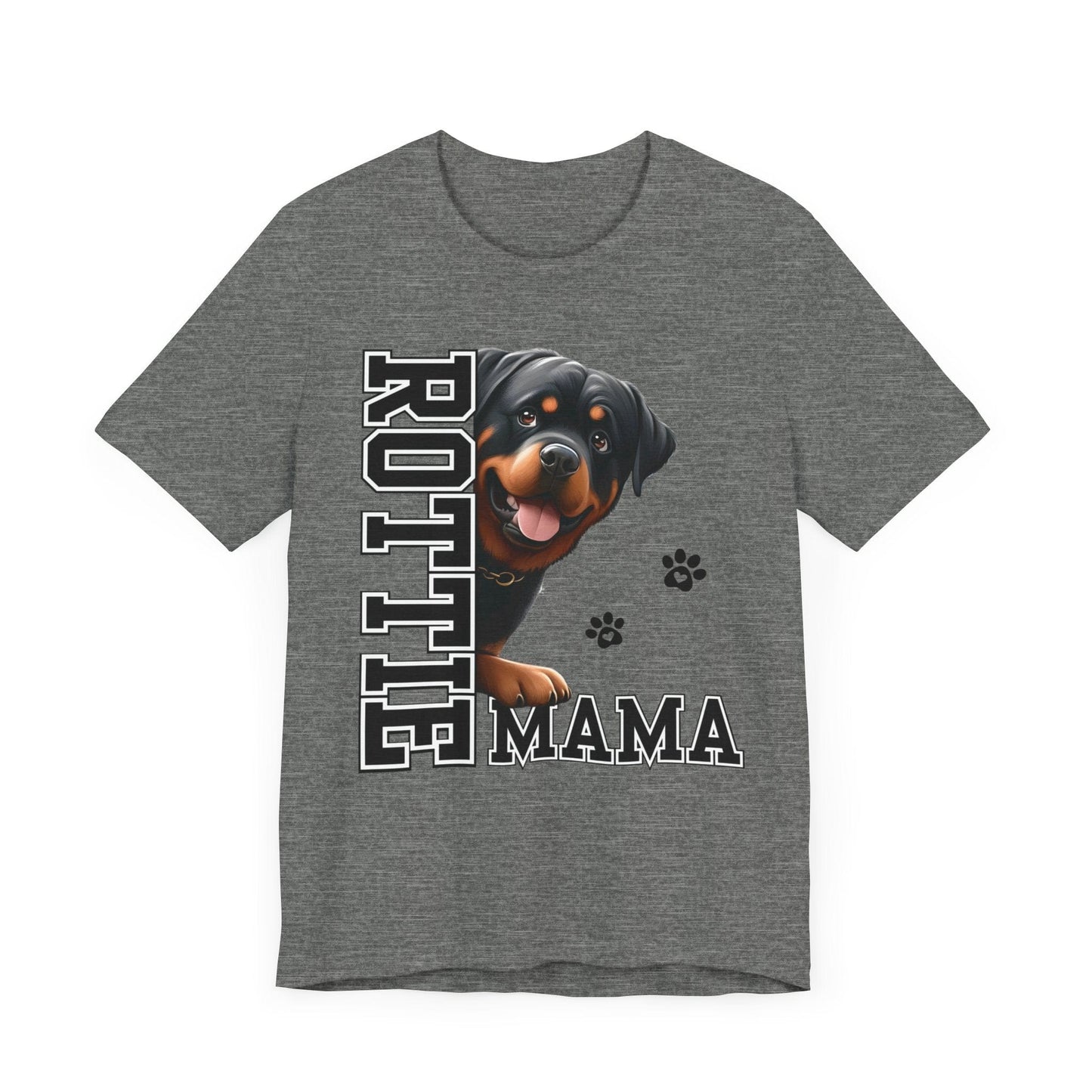 Rottie Mama Jersey Tee T-Shirt Deep Heather / S