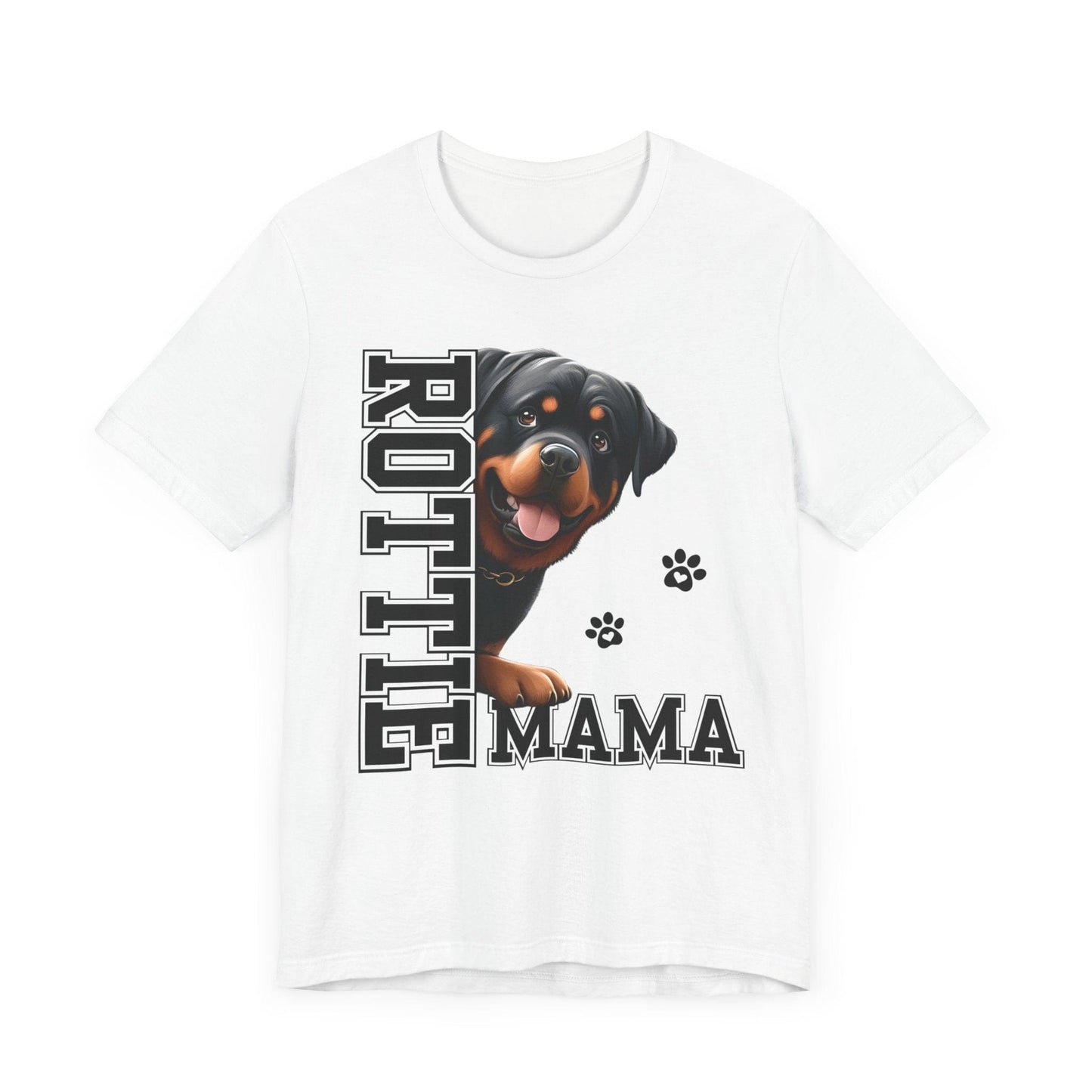 Rottie Mama Jersey Tee T-Shirt White / S