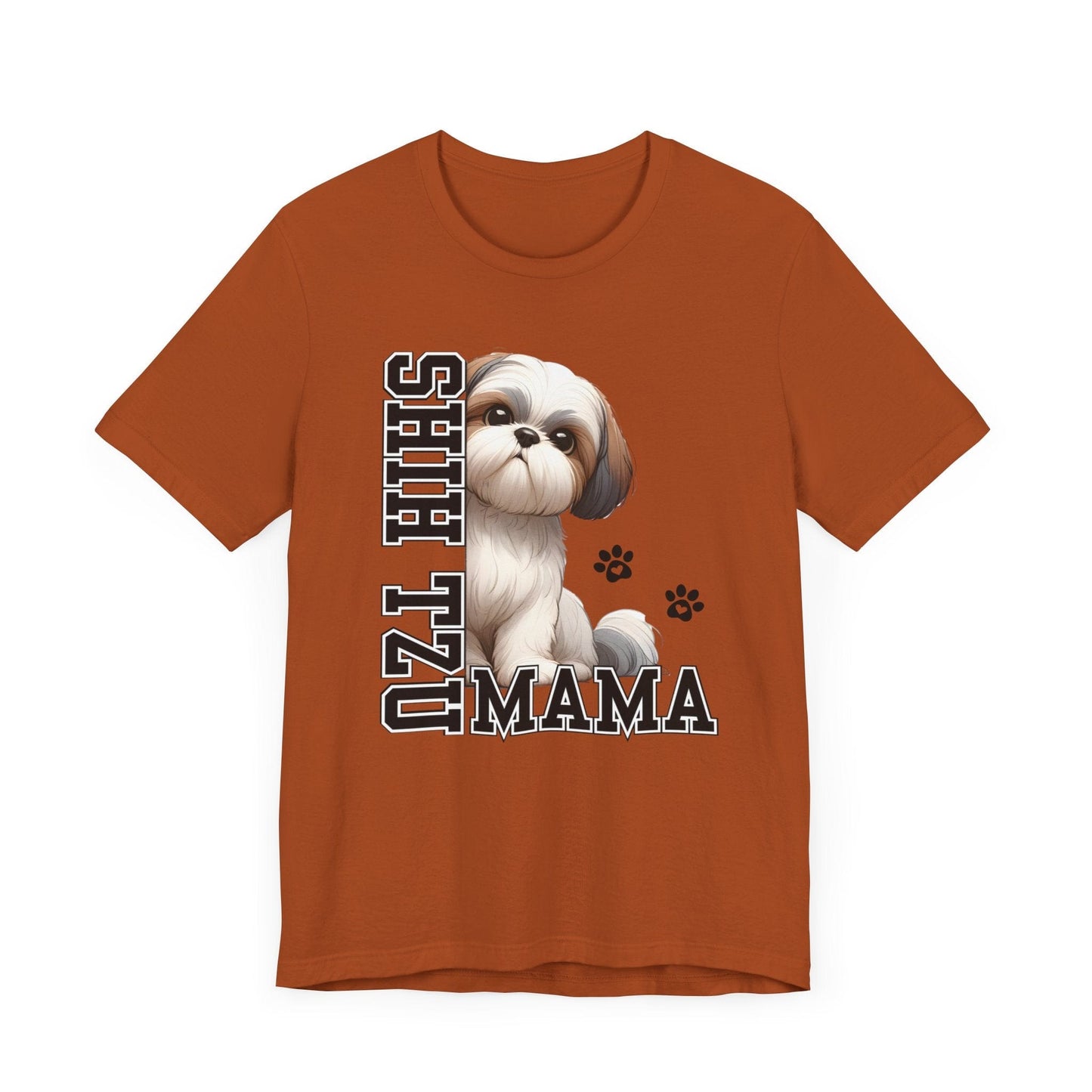 Shih Tzu Mama Jersey Tee T-Shirt Autumn / S