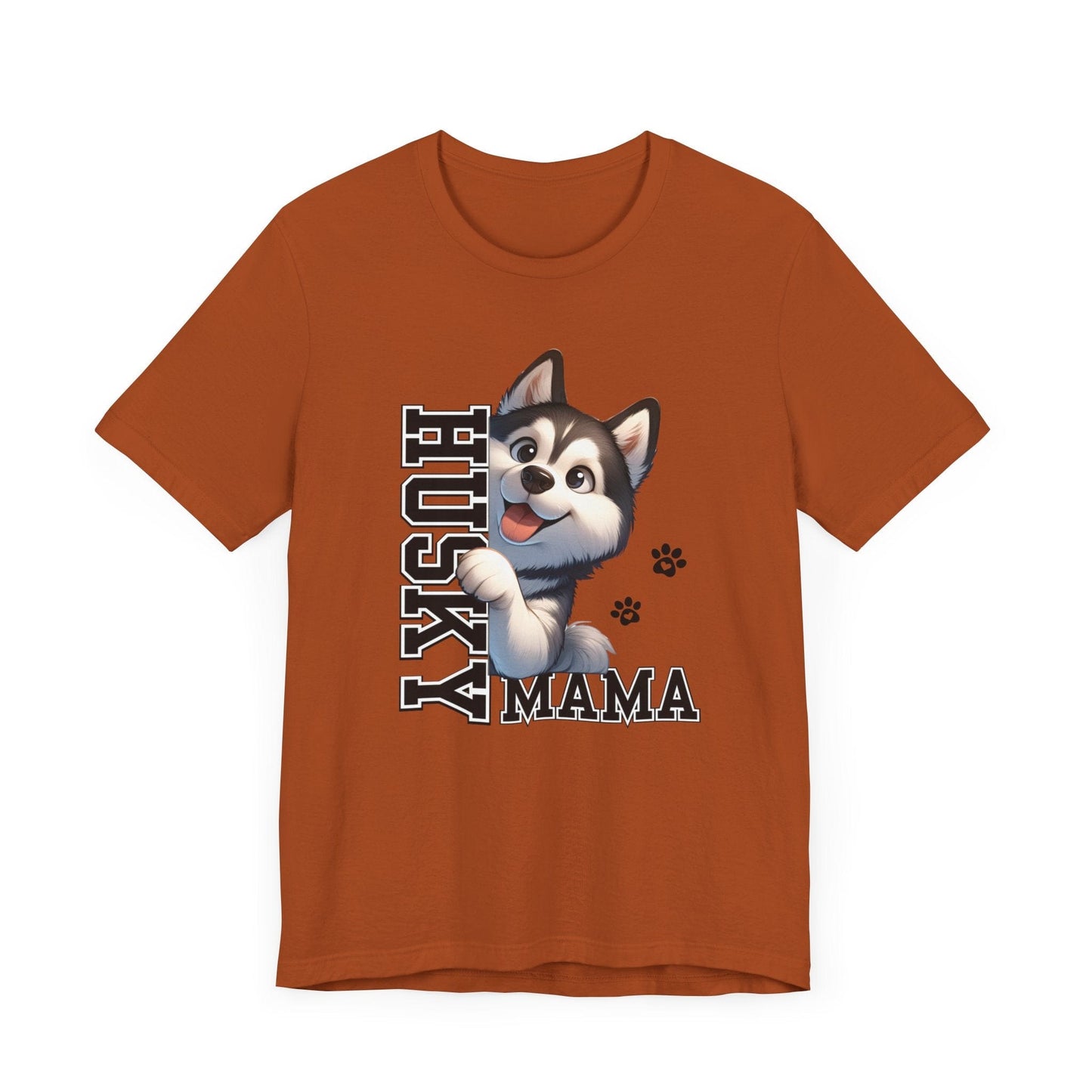 Siberian Husky Mama Jersey Tee T-Shirt Autumn / S
