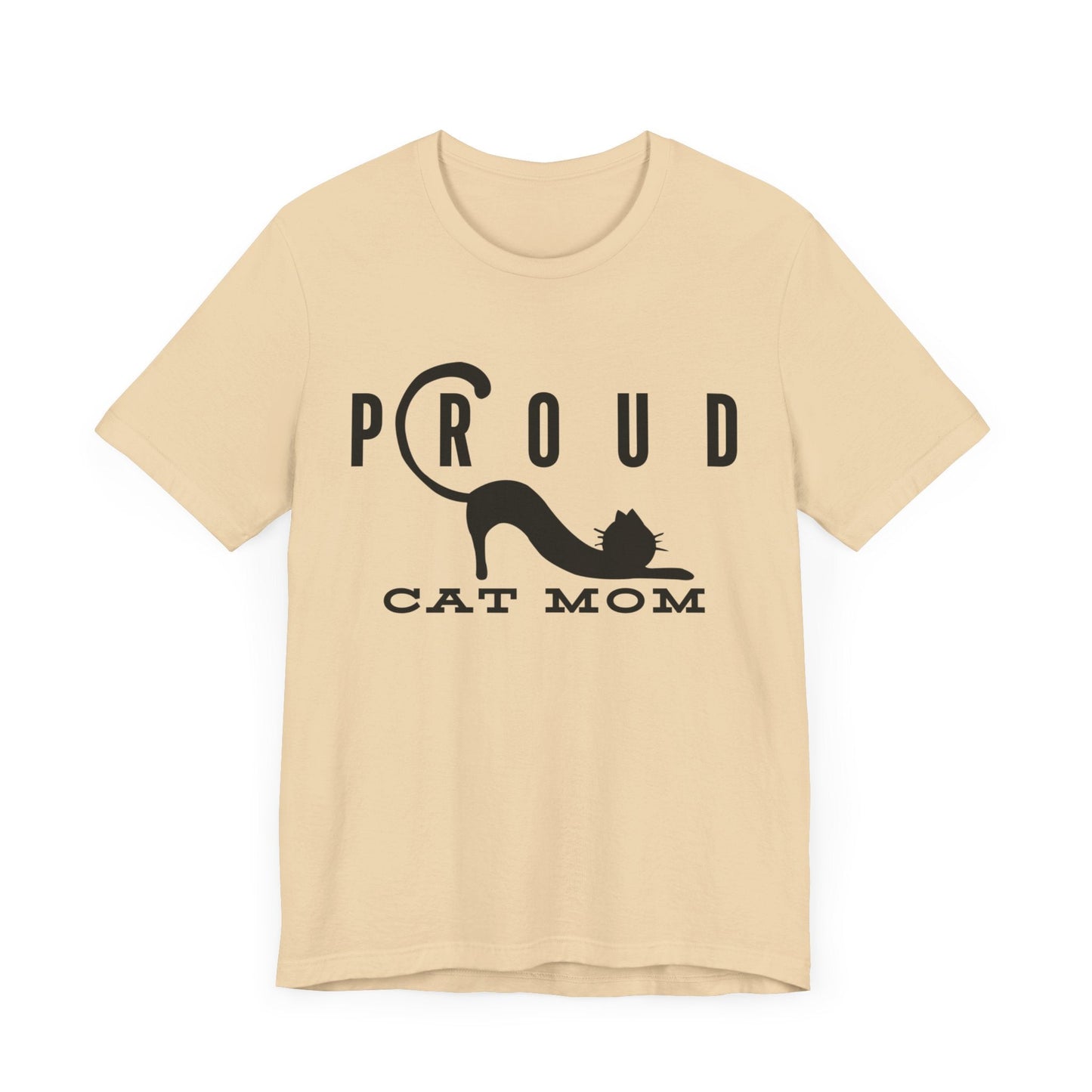 Proud Cat Mom Tee T-Shirt Soft Cream / S