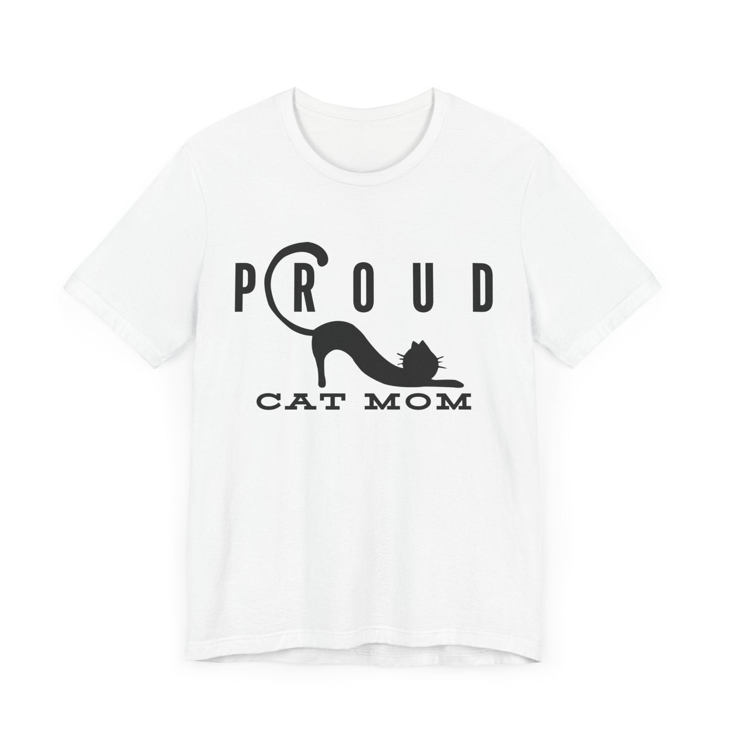 Proud Cat Mom Tee T-Shirt White / S