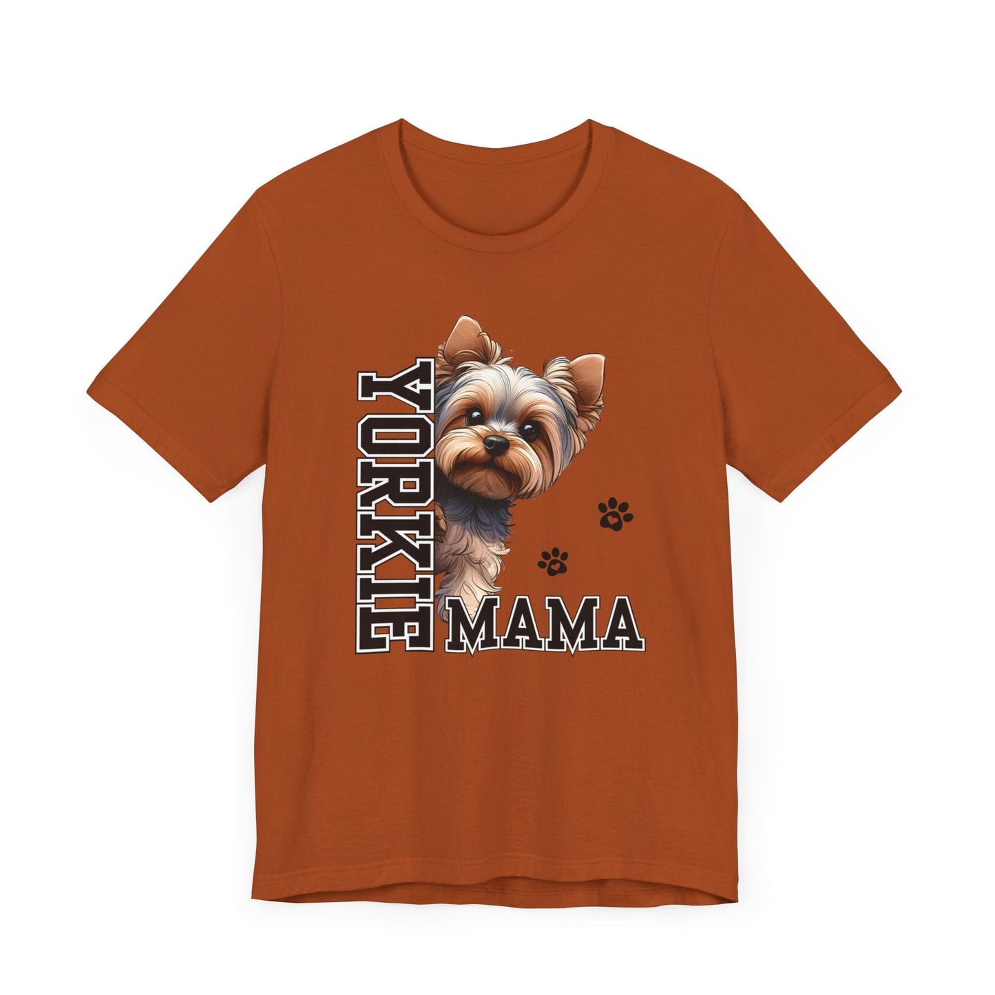 Yorkshire Terrier Mama Jersey Tee T-Shirt Autumn / S