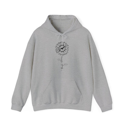 Beagle Mama Sunflower Hoodie Hoodie Sport Grey / S