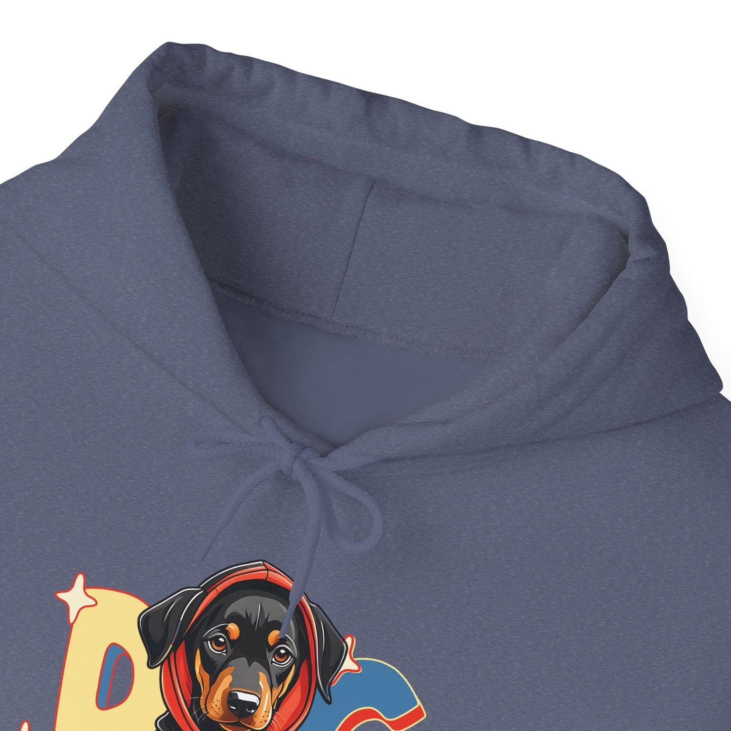 Cute Dobie in Hoodie Dog Mom Hooded Sweatshirt Hoodie