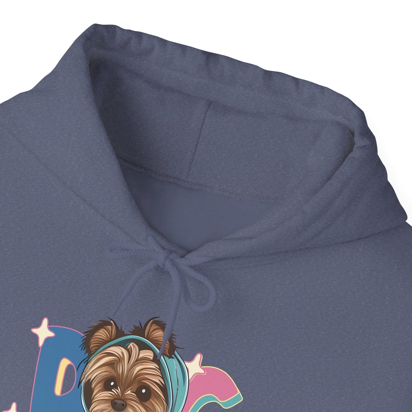 Cute Yorkie in Hoodie Dog Mom Hooded Sweatshirt Hoodie