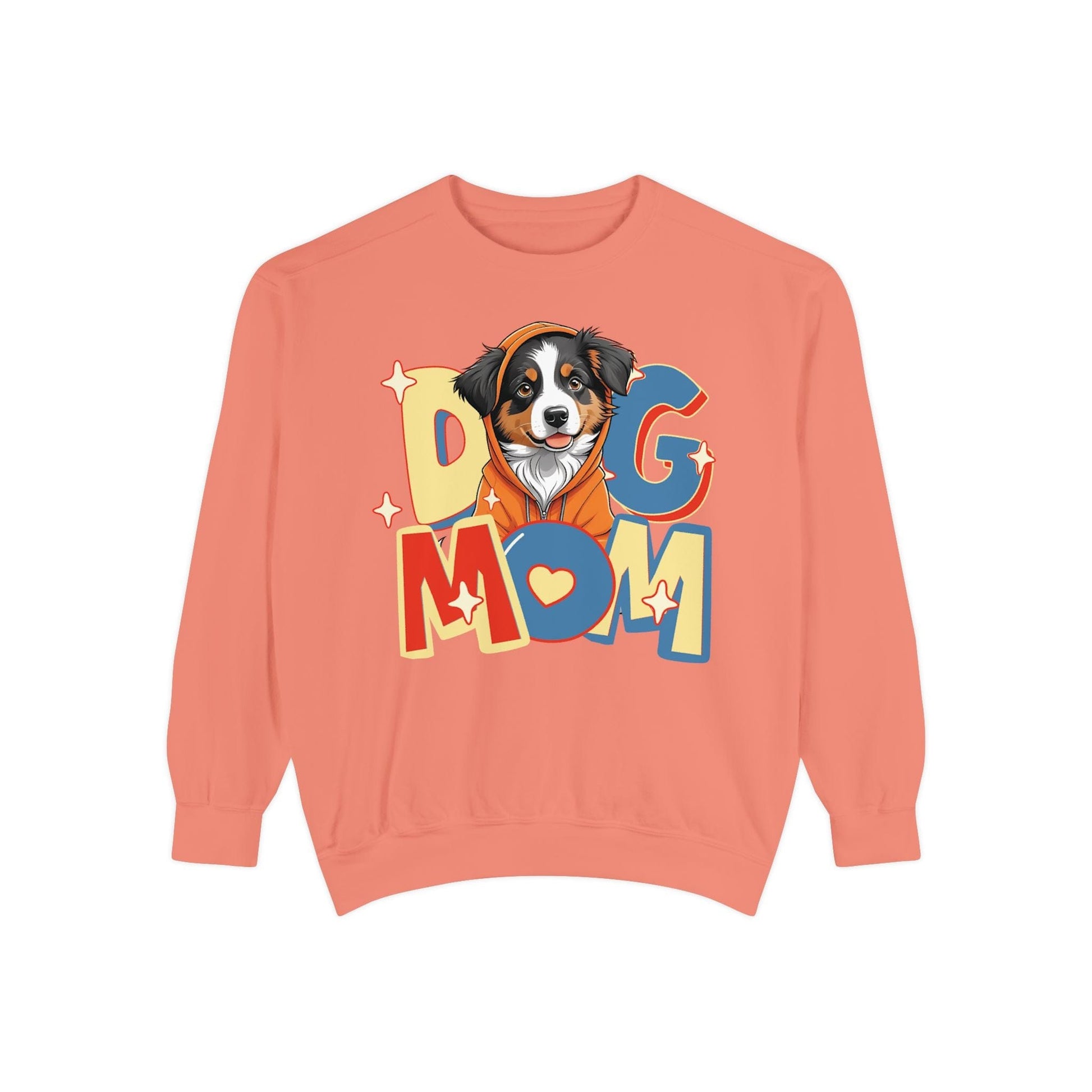 Cute Aussie in Hoodie Dog Mom Sweatshirt Sweatshirt Terracotta / S