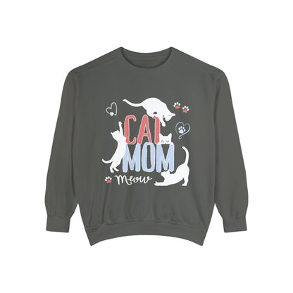 Silly Cats Mom Funny Sweatshirt Sweatshirt Pepper / S