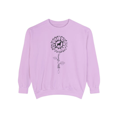 Rottie Mama Sunflower Sweatshirt Sweatshirt Orchid / S