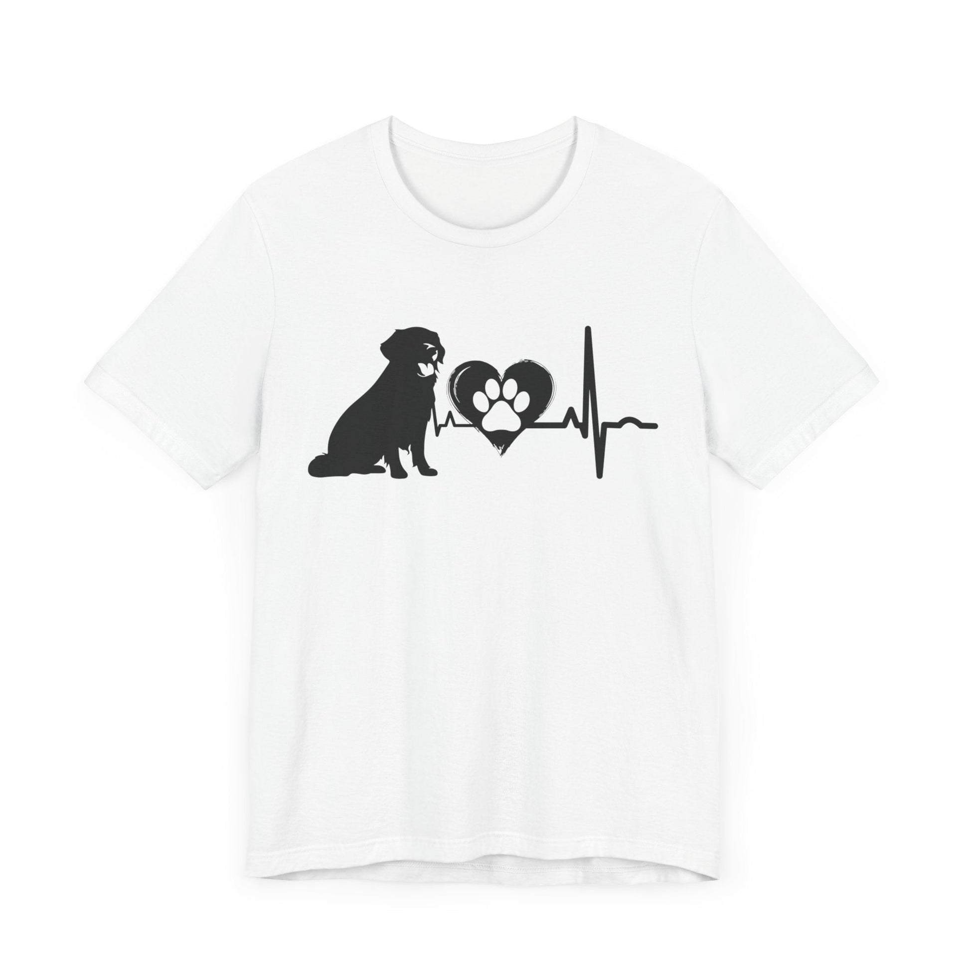 Golden Love Outline Graphic Tee T-Shirt White / S